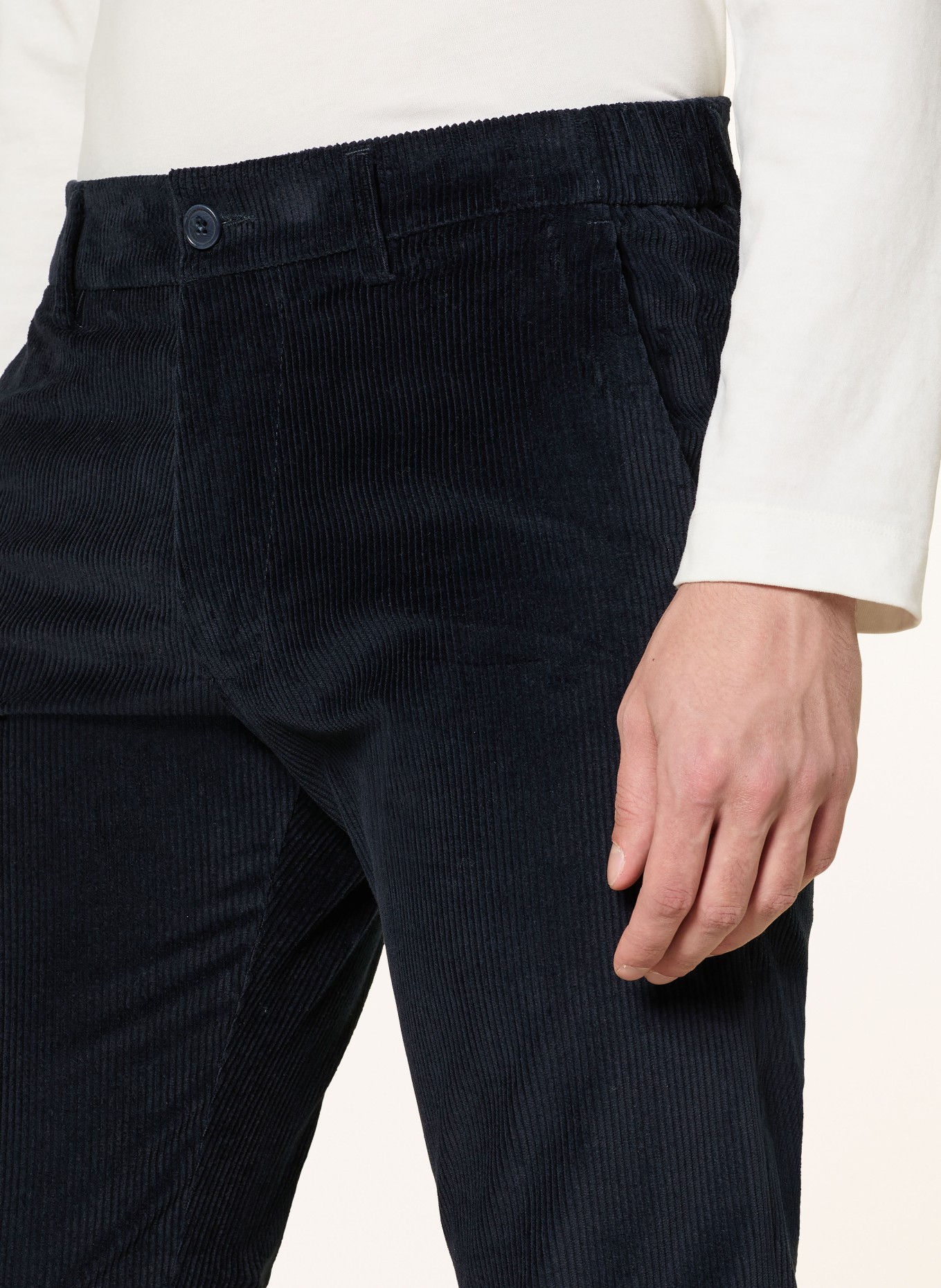 DRYKORN Cordchino AJEND Extra Slim Fit: DUNKELBLAU