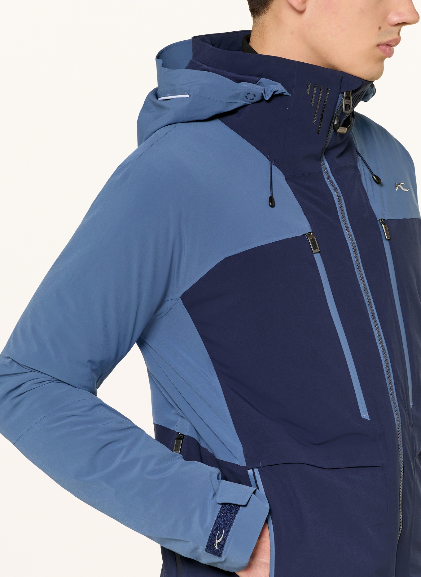 KJUS Kurtka narciarska LASSE AIRFLOW: NIEBIESKI / GRANATOWY