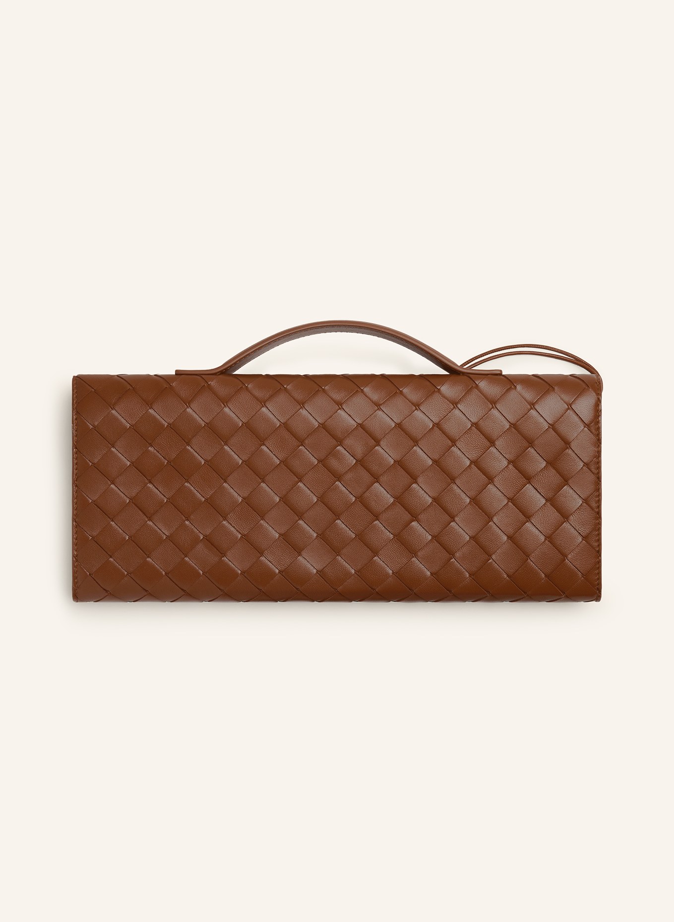 BOTTEGA VENETA Clutch ANDIAMO: AMBER / MUSE BRASS