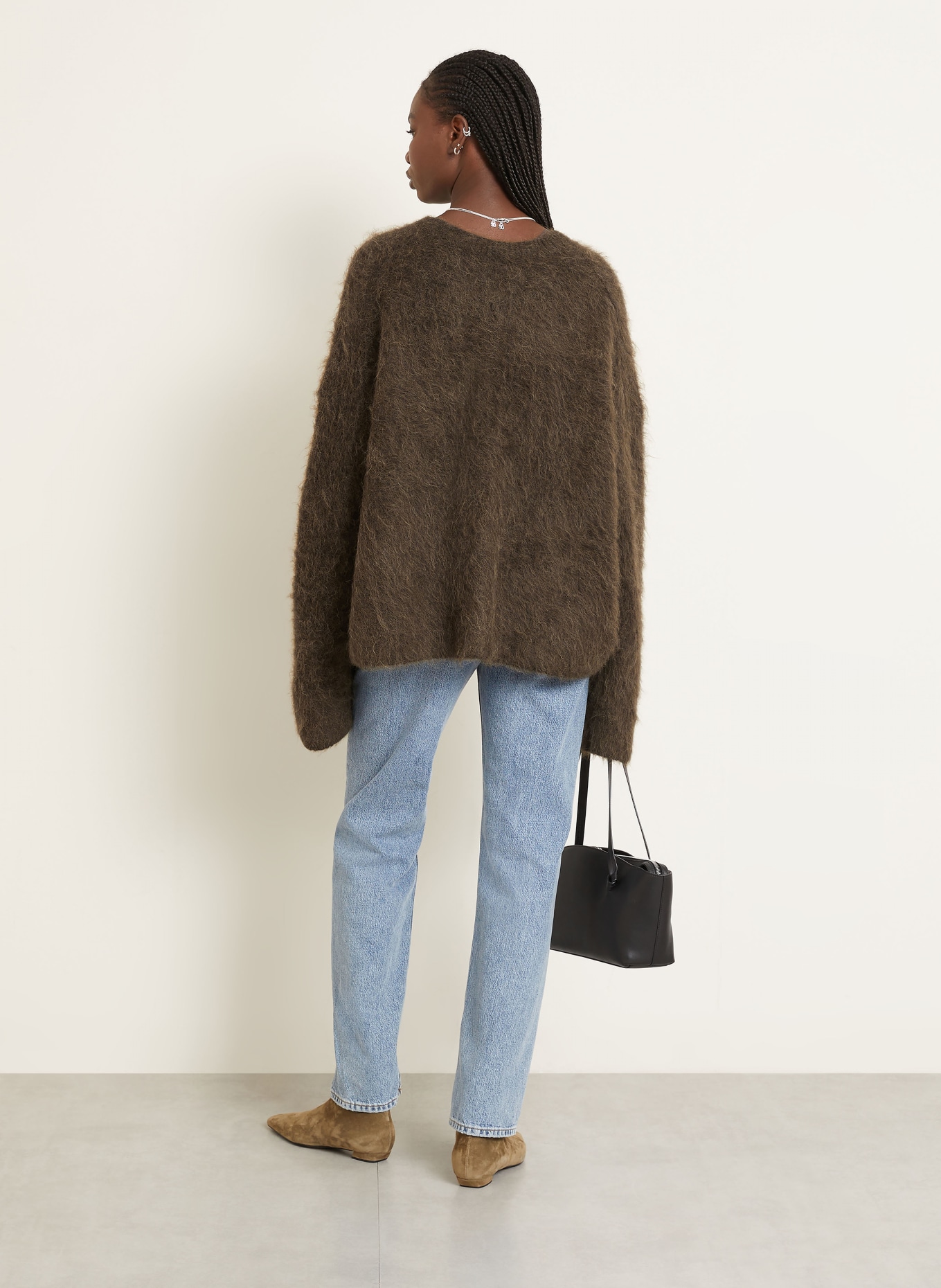 TOTEME Alpaka-Pullover: BRAUN