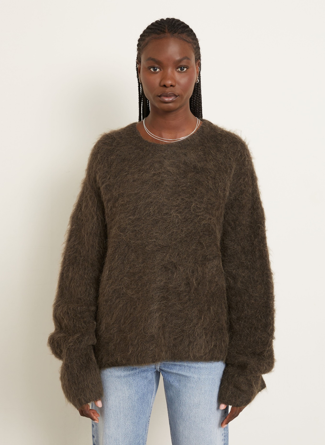 TOTEME Alpaka-Pullover: BRAUN