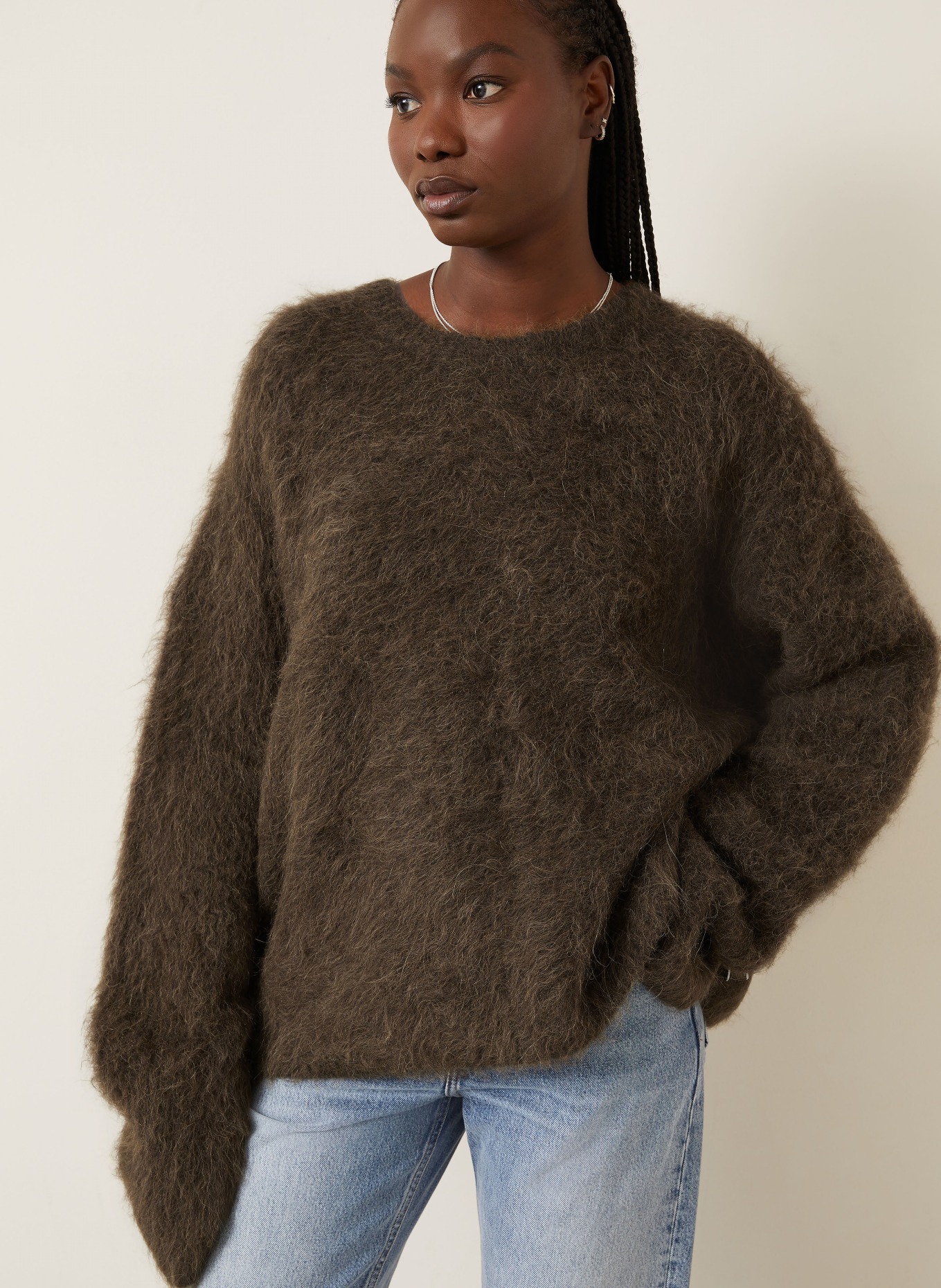 TOTEME Alpaka-Pullover: BRAUN