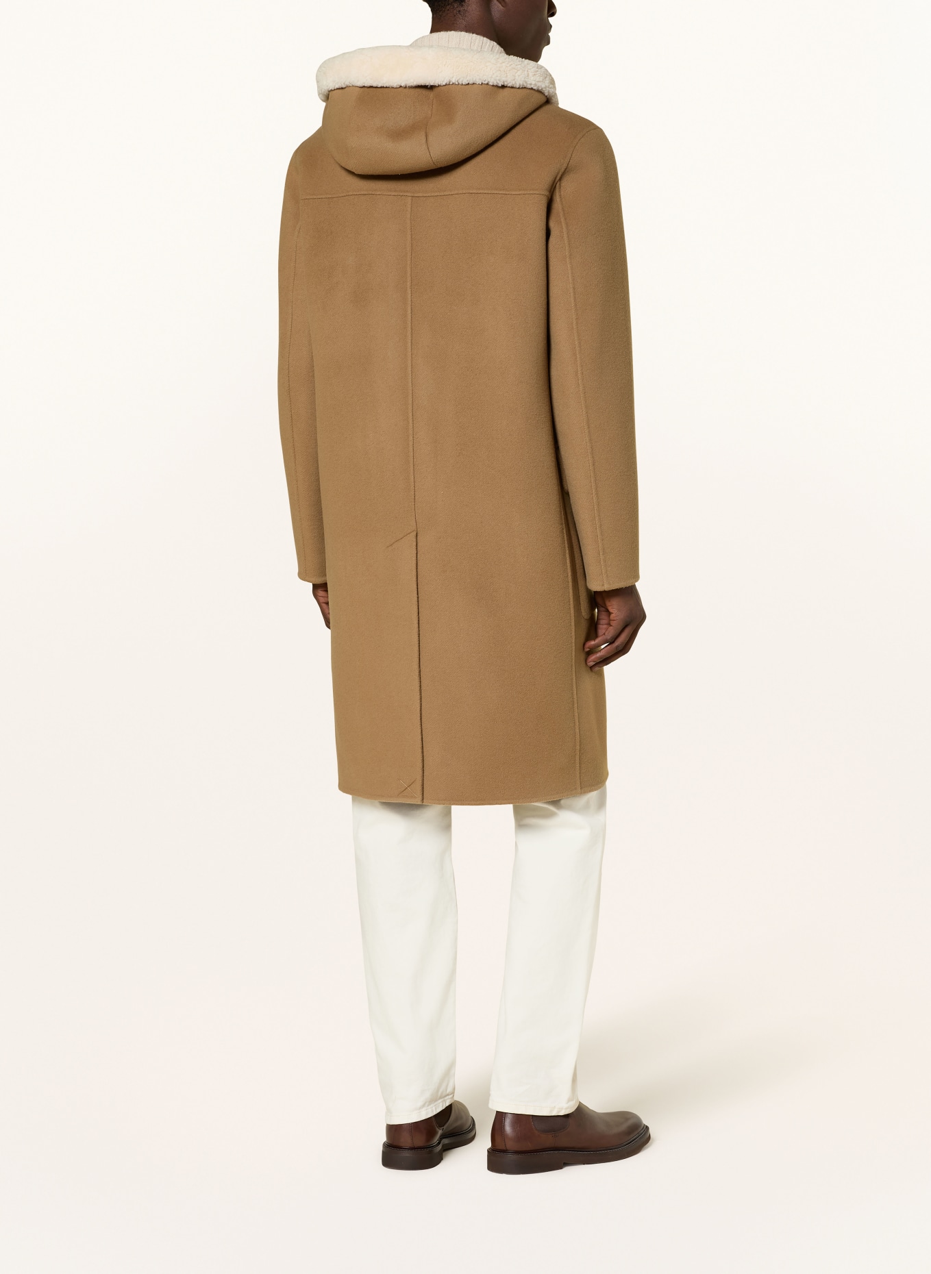 Mackage Wollmantel ABRAHAM: CAMEL / CREME