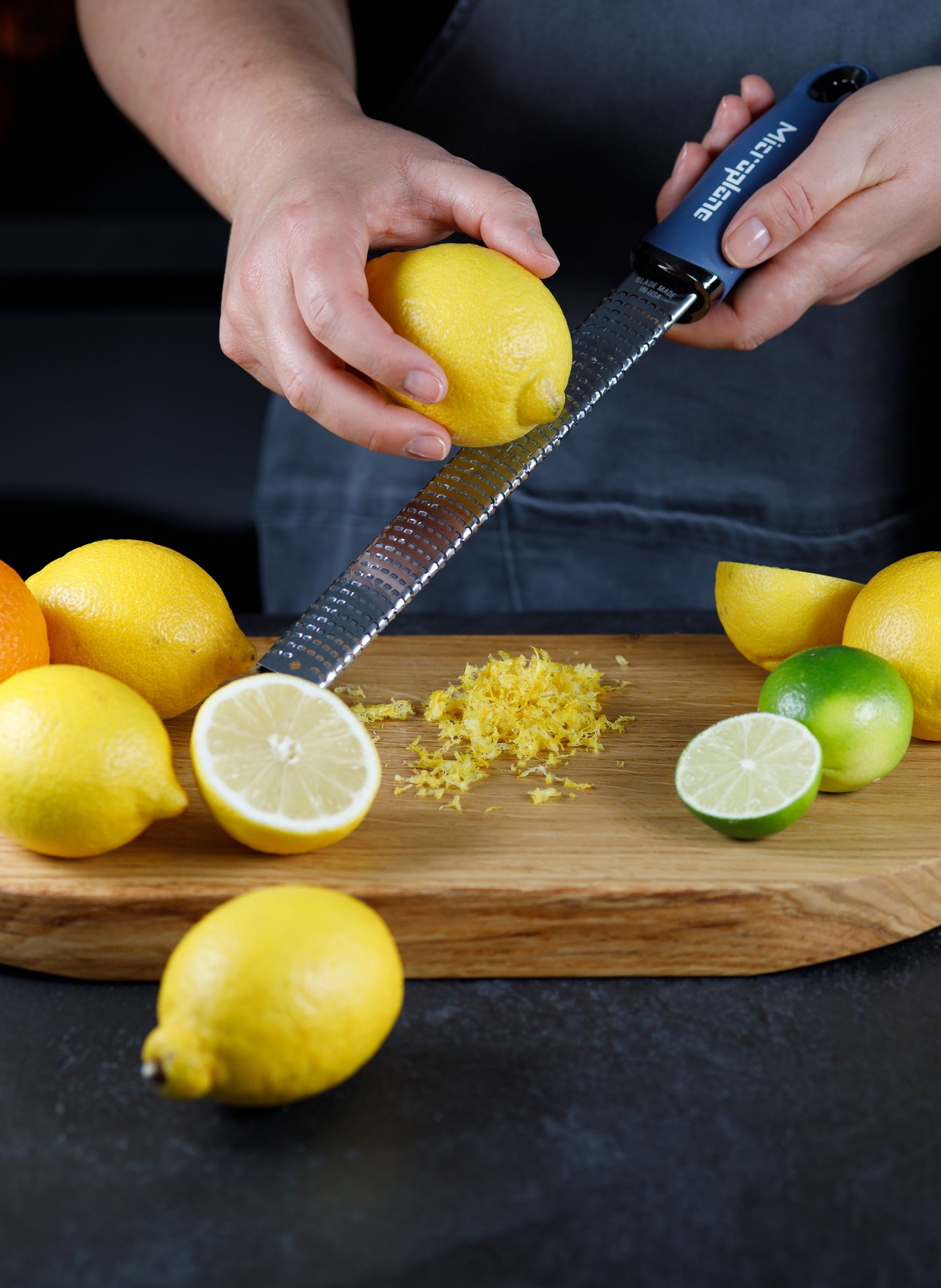 Microplane Zester-Reibe: BLAU