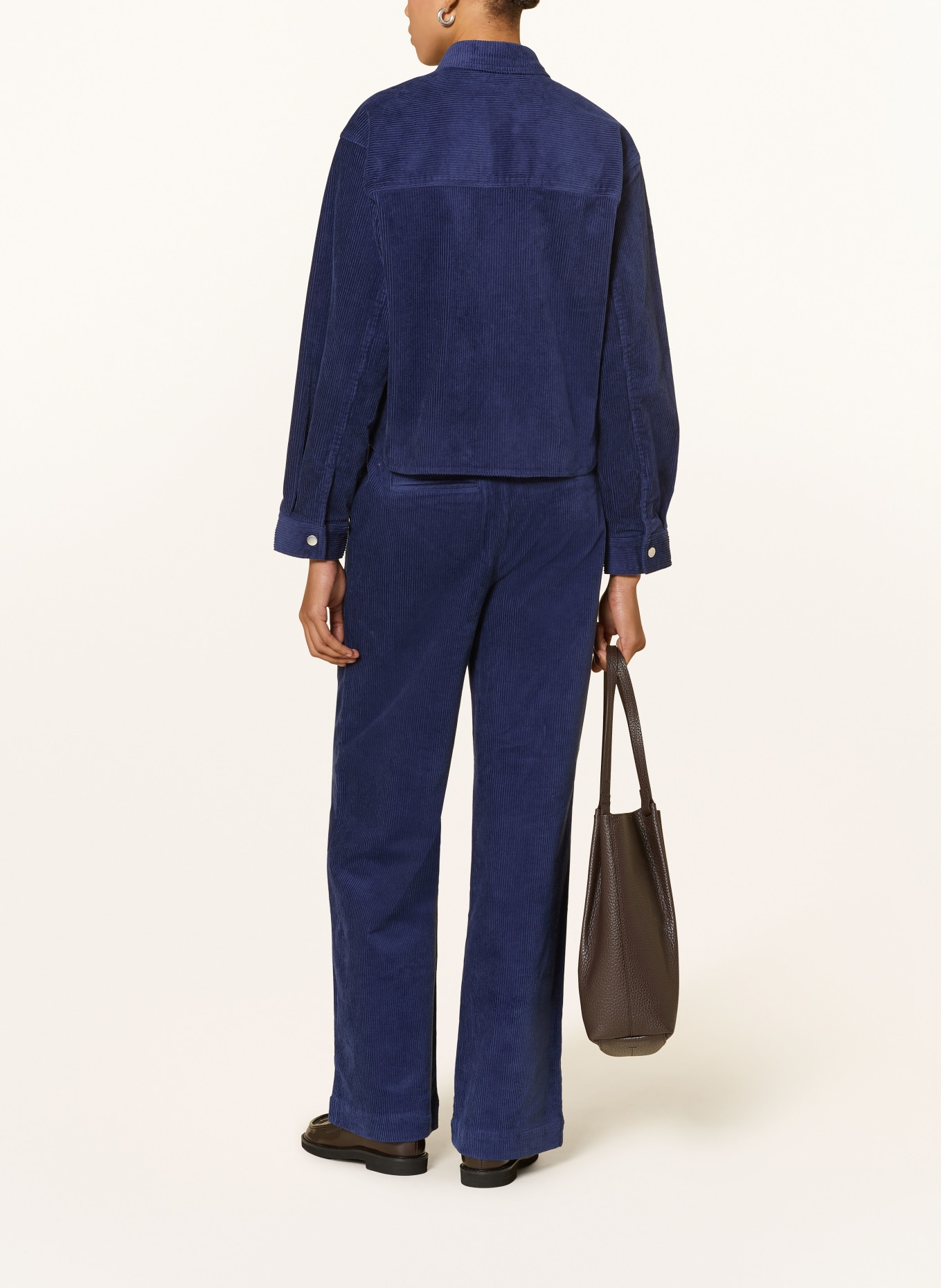 MSCH COPENHAGEN Marlenehose MSCHGEGGO aus Cord: DUNKELBLAU