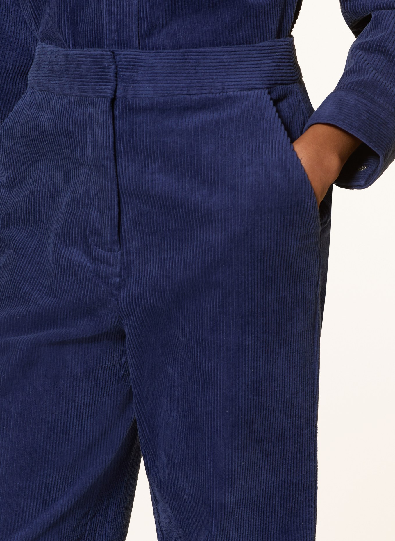 MSCH COPENHAGEN Marlenehose MSCHGEGGO aus Cord: DUNKELBLAU