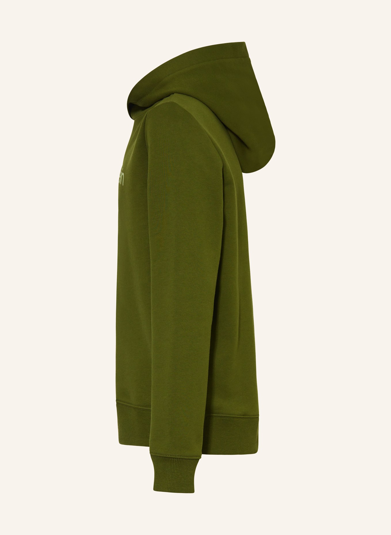 Calvin Klein Hoodie LOGO REG: OLIV