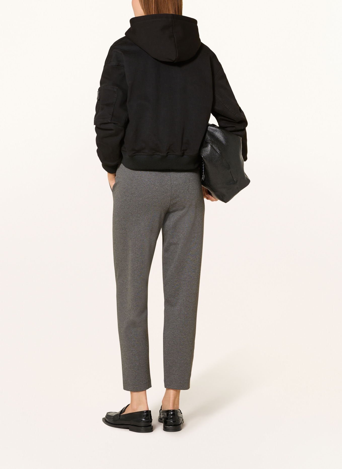 ARMEDANGELS 7/8-Jerseyhose MAGDAA: DUNKELGRAU