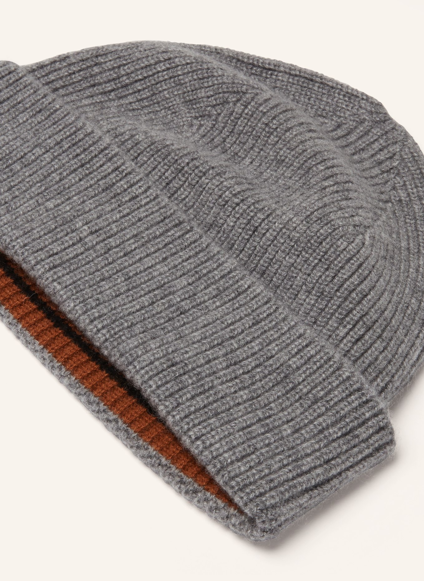 ZEGNA Cashmere-Mütze OASI: GRAU