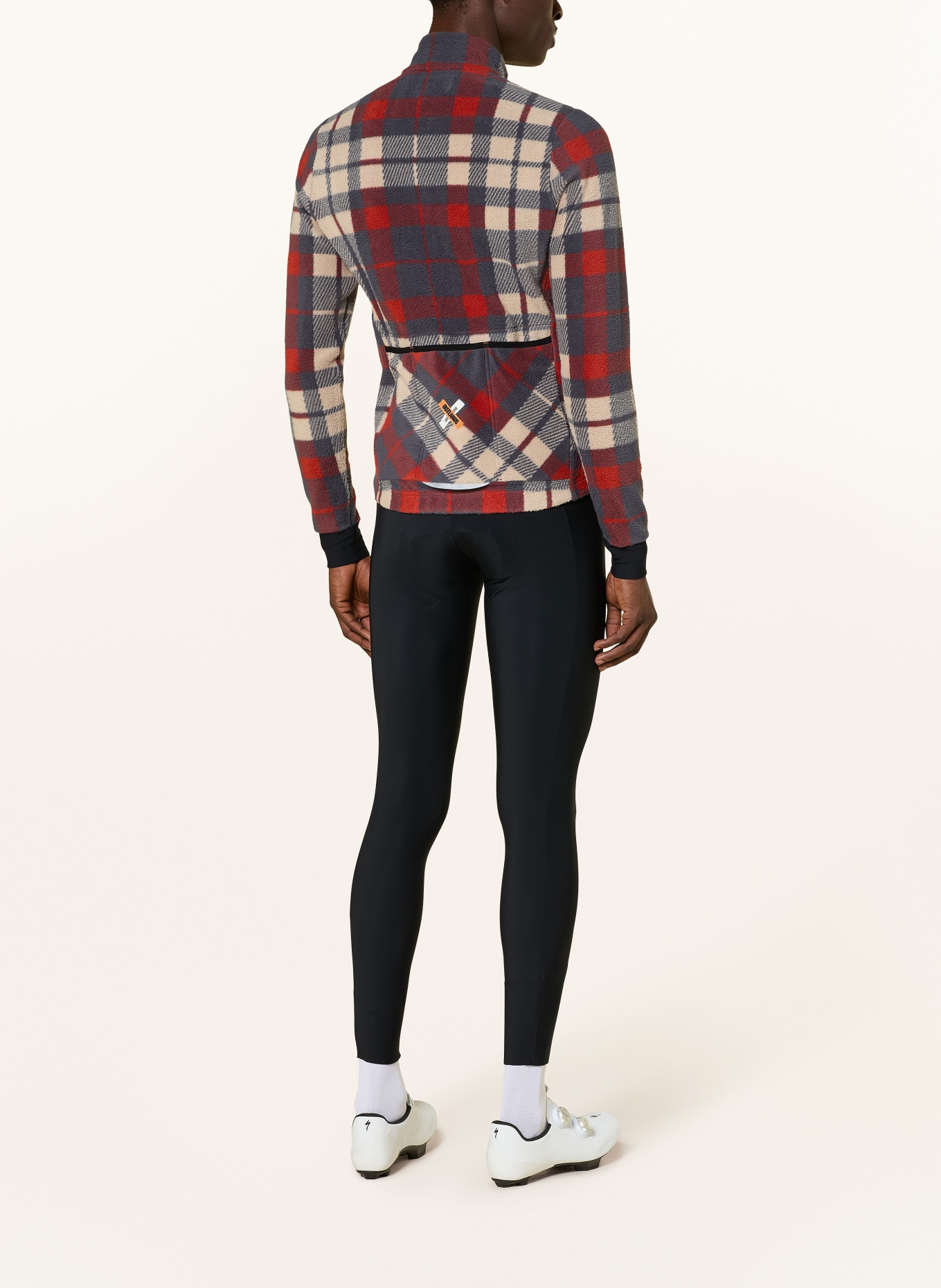 CAFÉ DU CYCLISTE Koszulka rowerowa z polaru SOLANGE: CZERWONY / BEŻOWY / SZARY