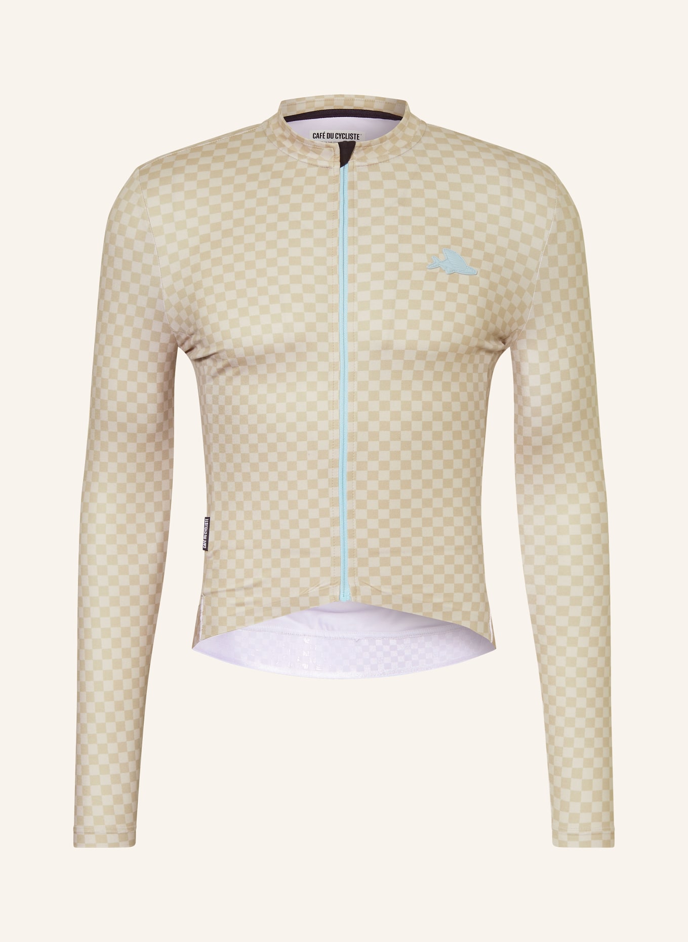 CAFÉ DU CYCLISTE Koszulka rowerowa CONSTANCE: JASNOŻÓŁTY / JASNOZIELONY