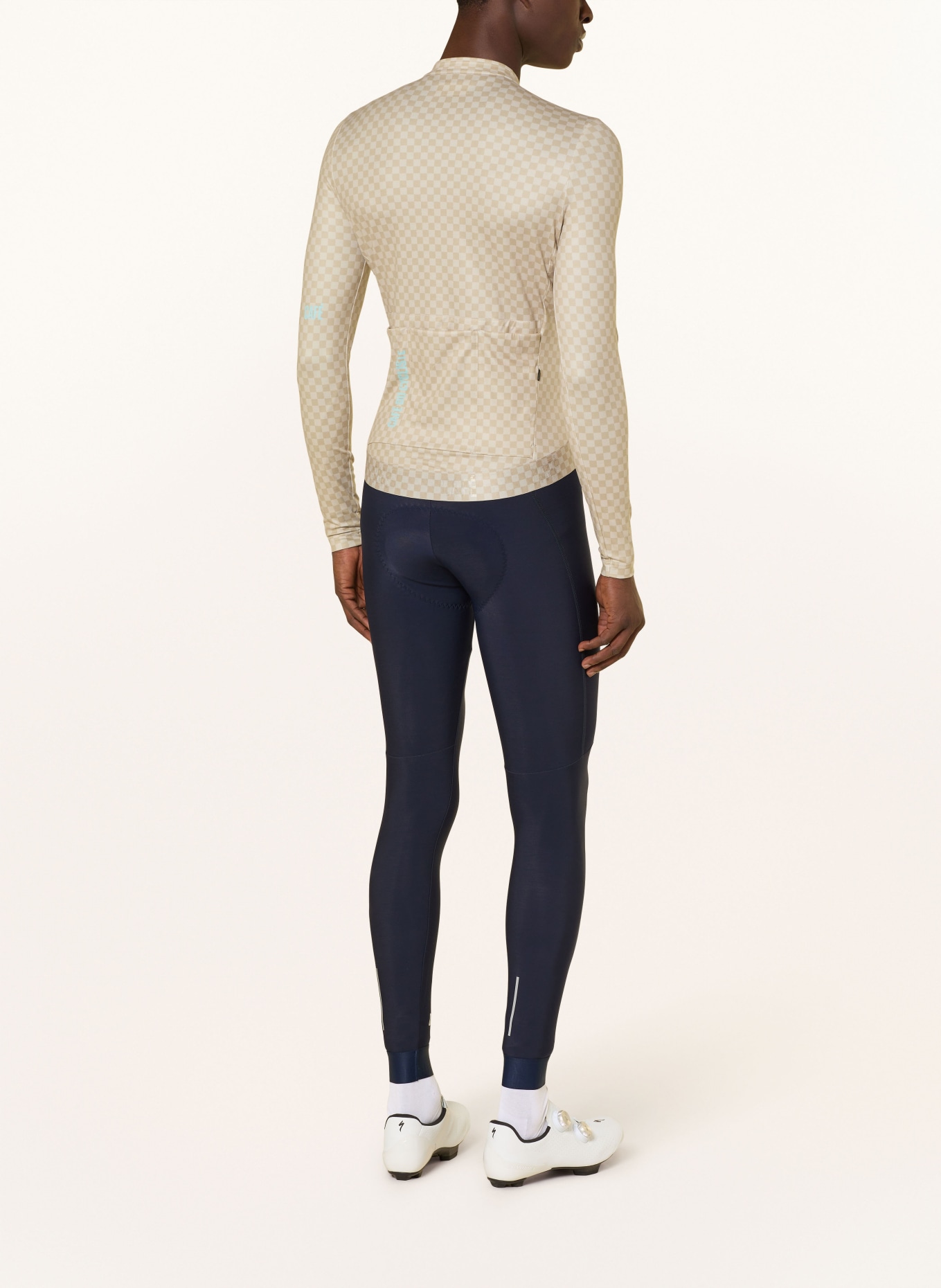 CAFÉ DU CYCLISTE Koszulka rowerowa CONSTANCE: JASNOŻÓŁTY / JASNOZIELONY