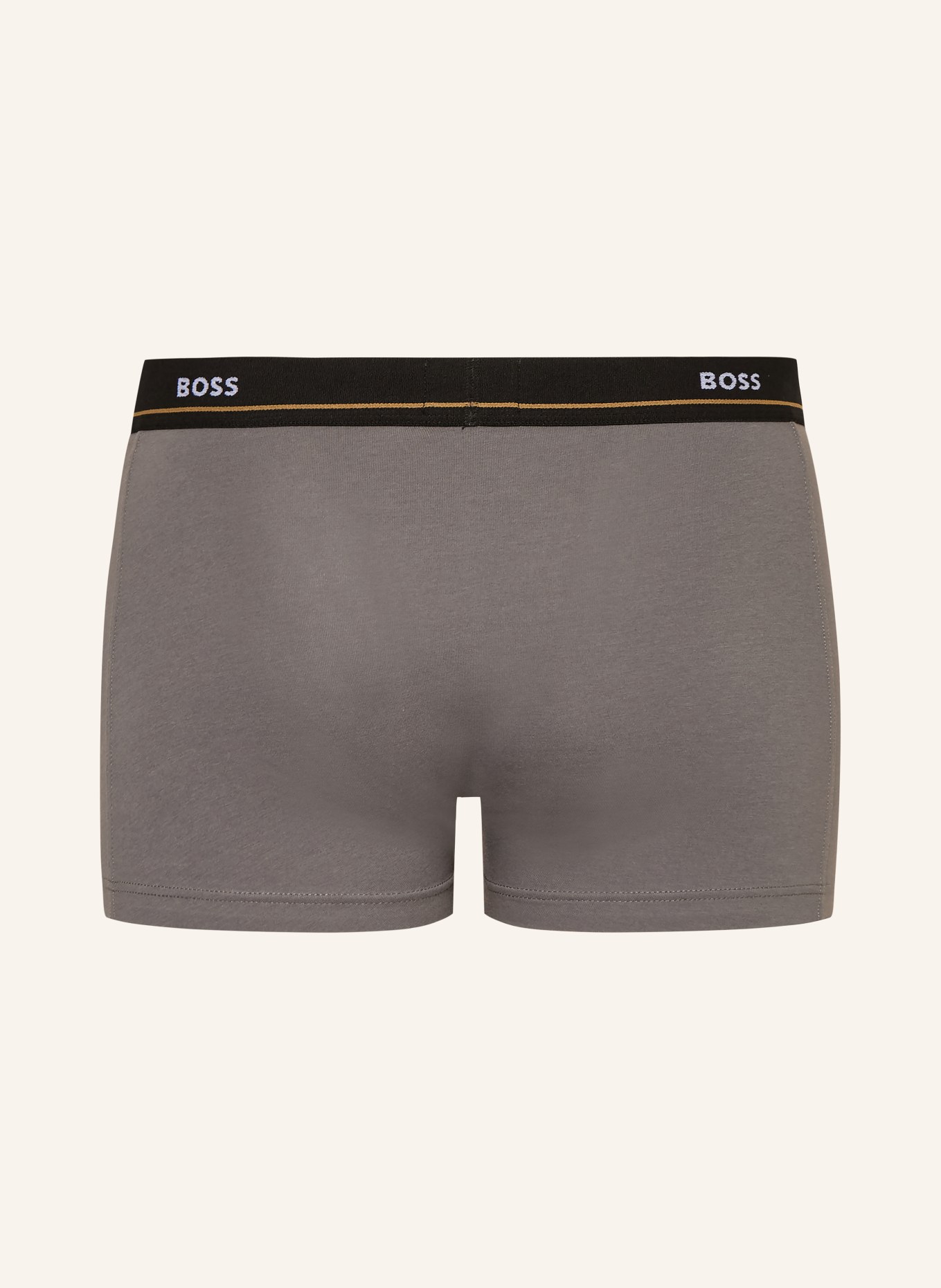 BOSS 5er-Pack Boxershorts ESSENTIAL: BLAU / GRAU / HELLGRÜN