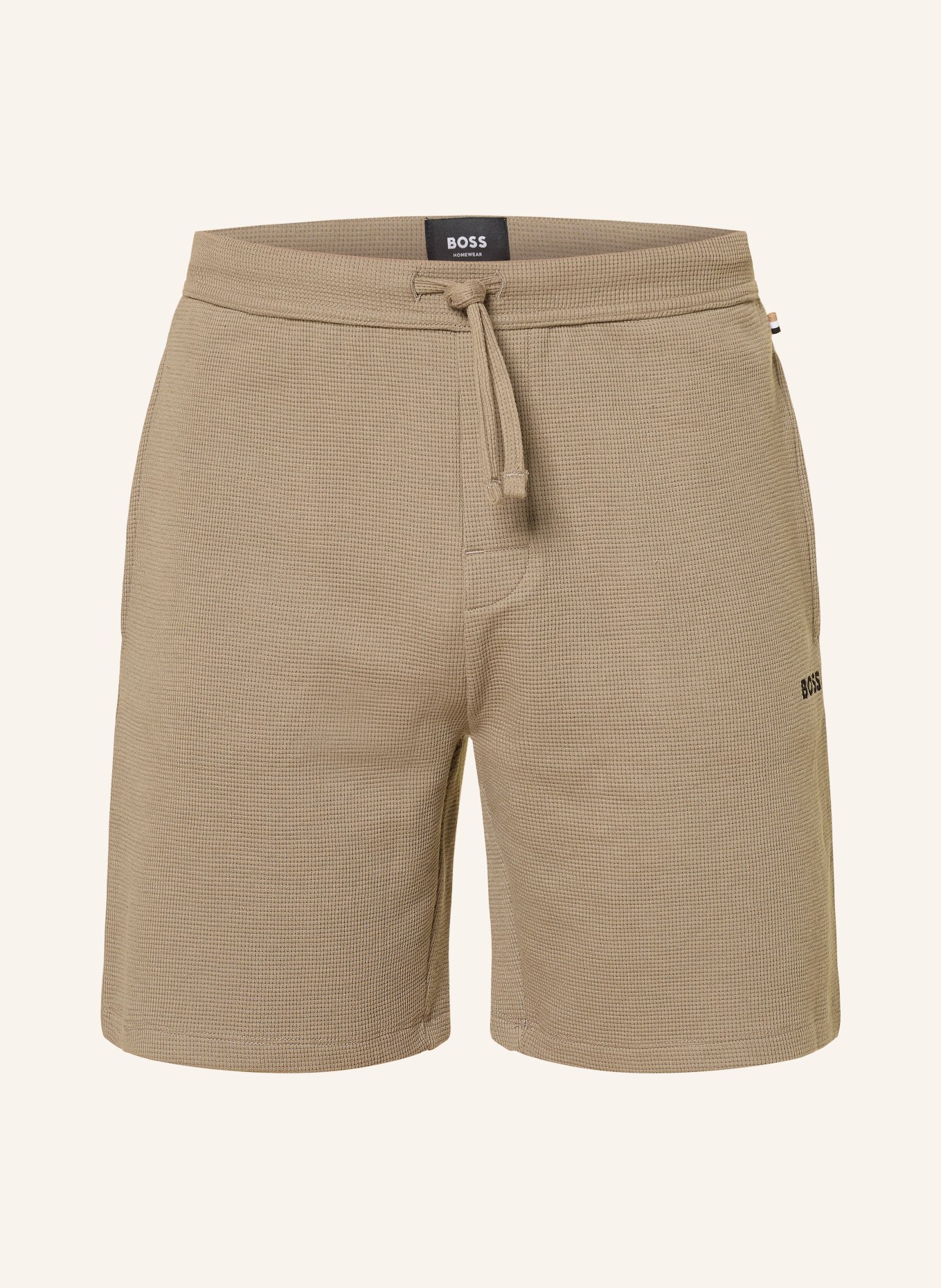 BOSS Schlafshorts: TAUPE