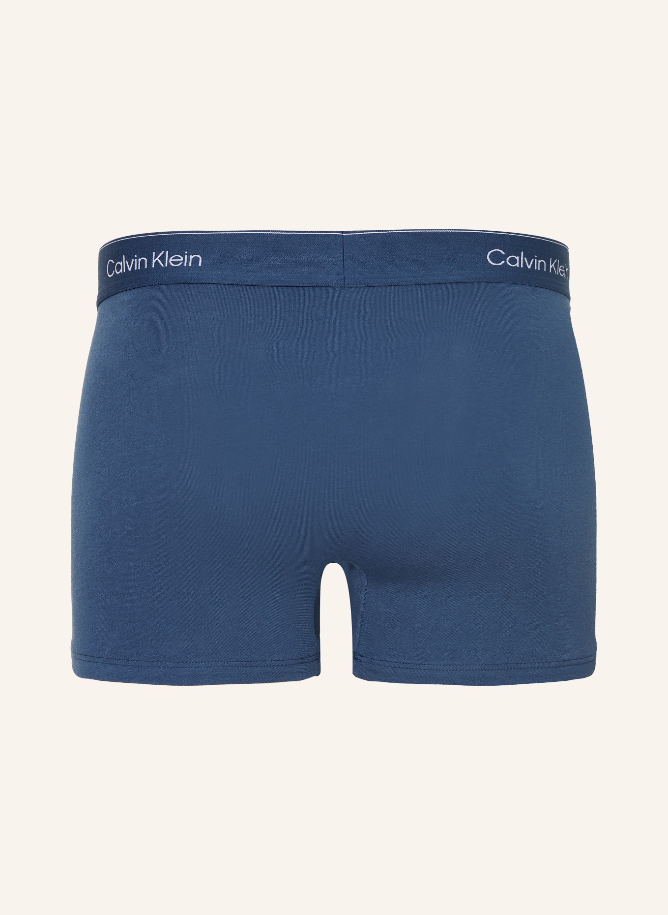 Calvin Klein 3er-Pack Boxershorts ICON COTTON Relaxed Fit: BLAU / GRÜN / SCHWARZ