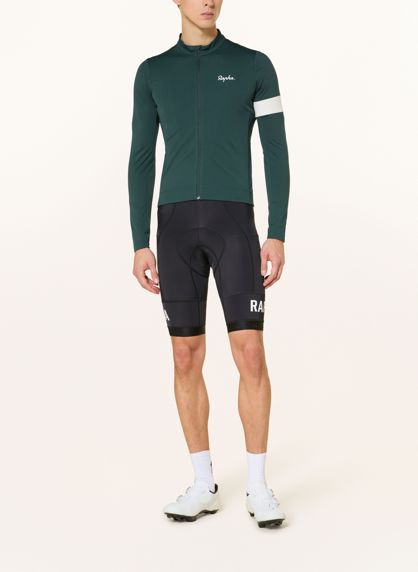 Rapha Radtrikot CORE THERMAL: PETROL / WEISS