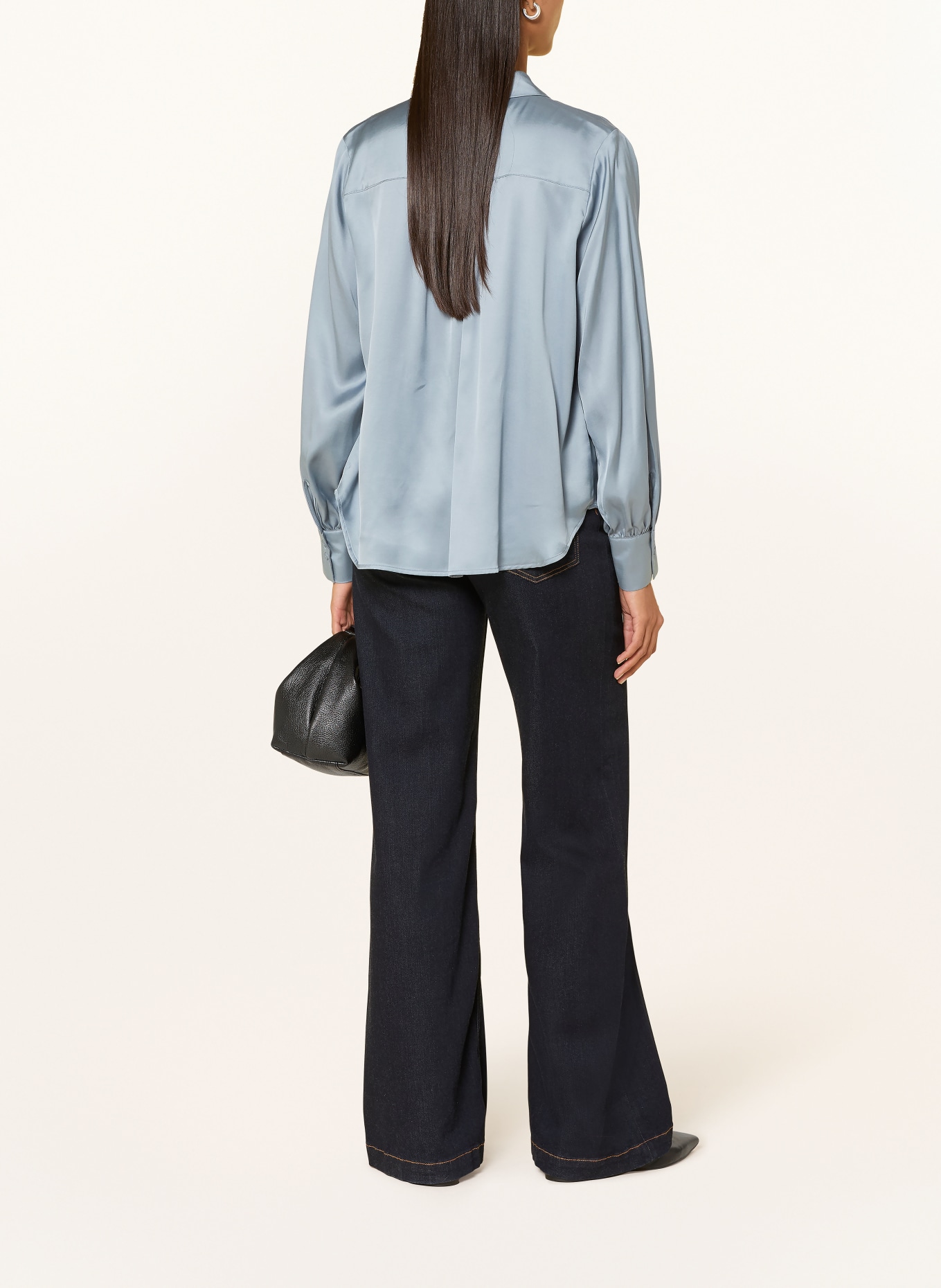 DESOTO Hemdbluse LUXURY LENA: BLAUGRAU