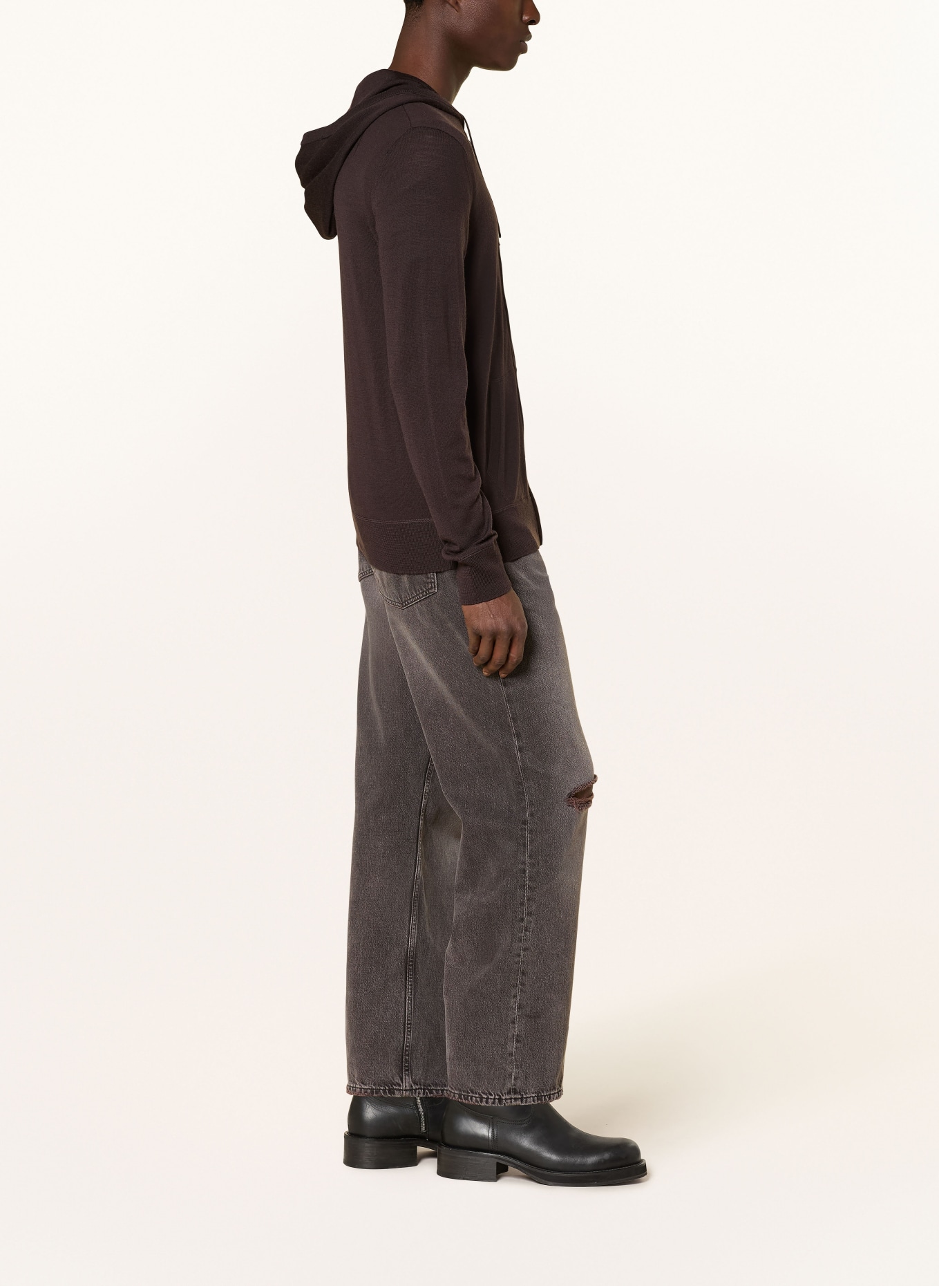 ALLSAINTS Strickjacke MODE: DUNKELBRAUN