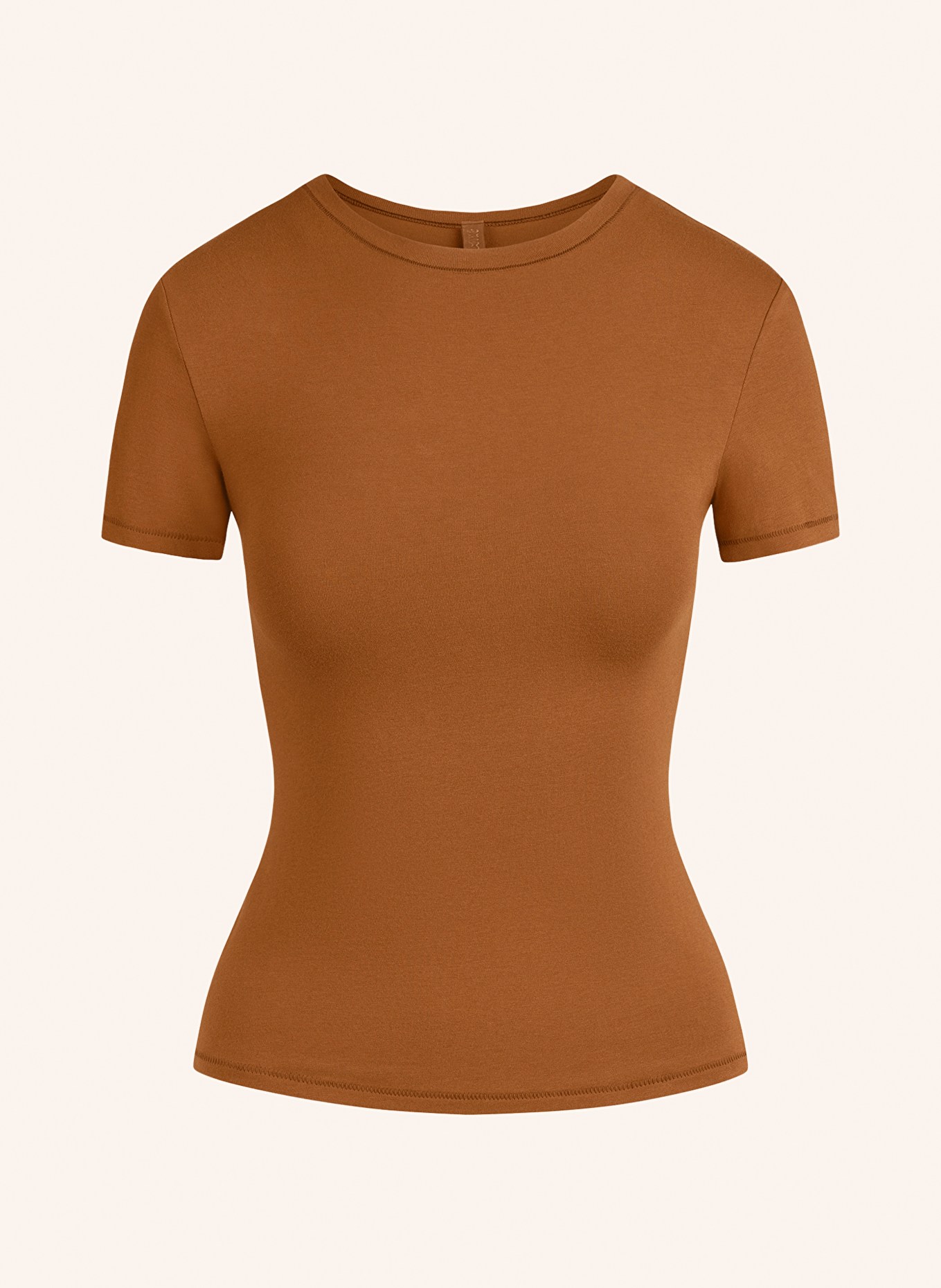 SKIMS Lounge-Shirt COTTON JERSEY: CHAI