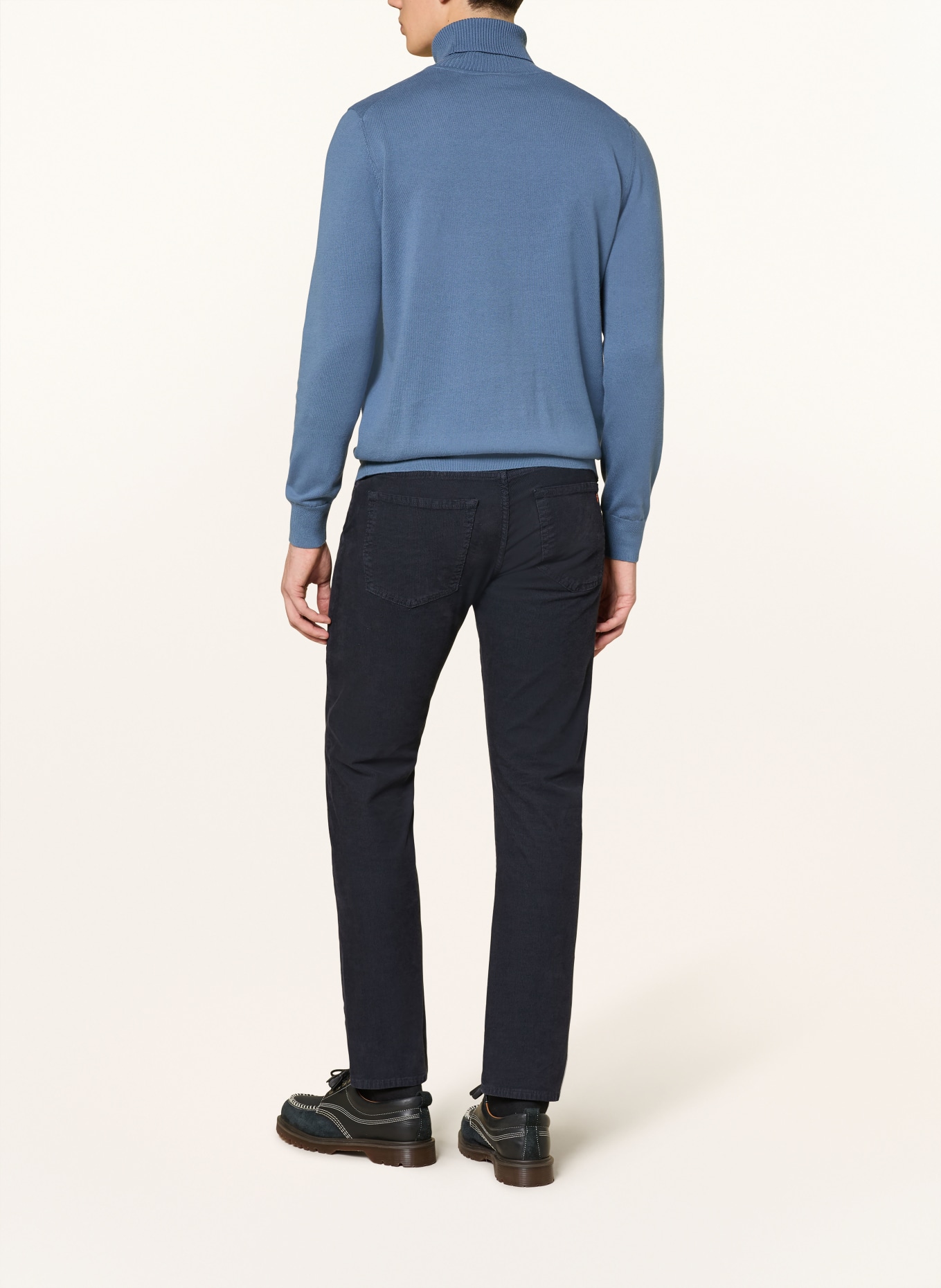 BOSS Rollkragenpullover AKIRO: BLAU