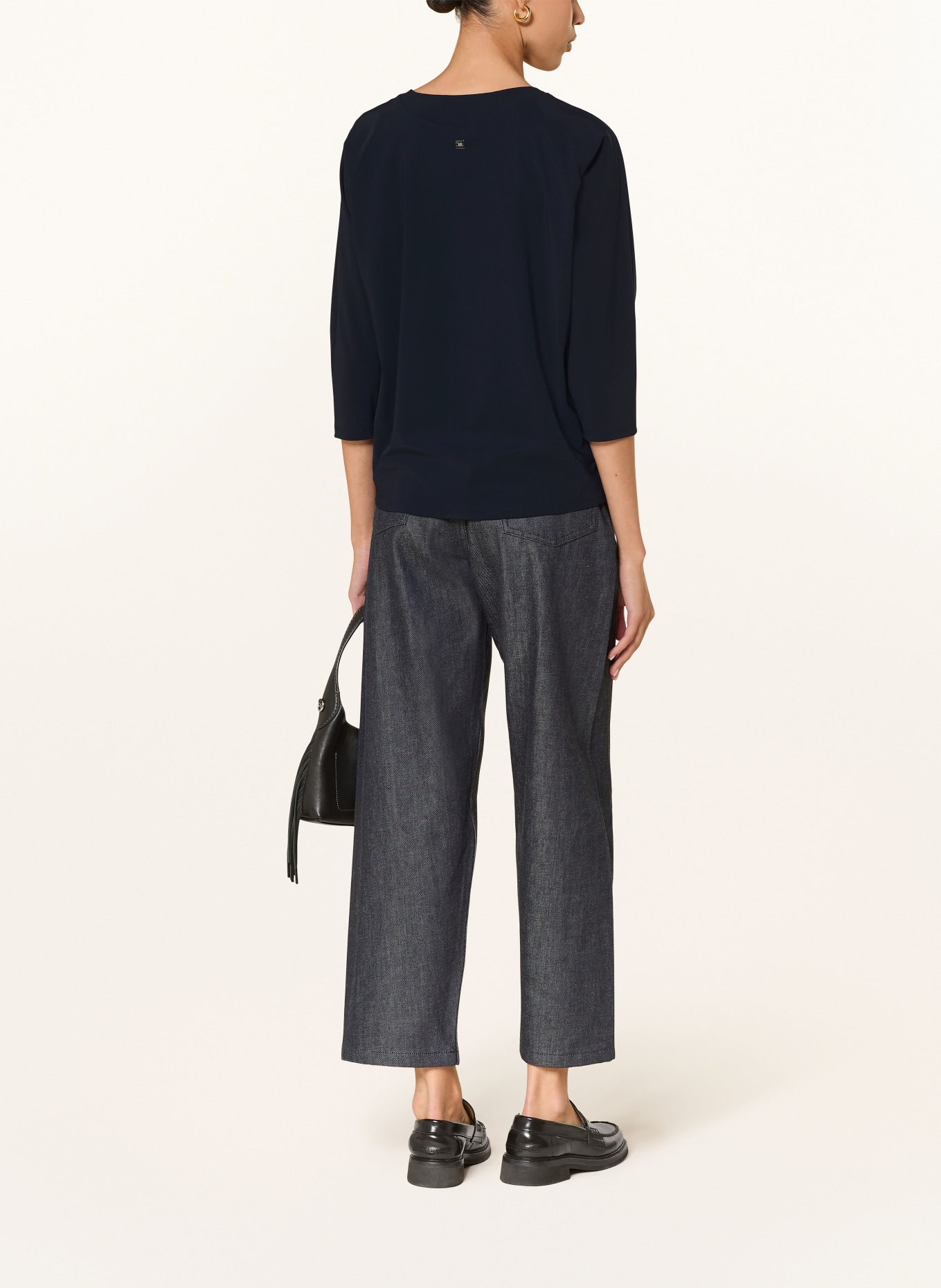 RAFFAELLO ROSSI Shirt GRAZIA mit 3/4-Arm: DUNKELBLAU