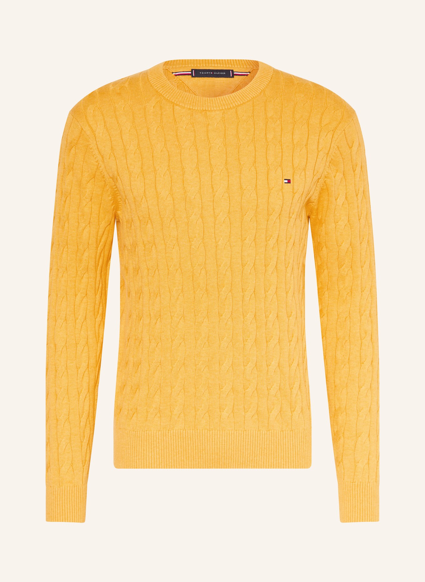 TOMMY HILFIGER Sweter: ŻÓŁTY