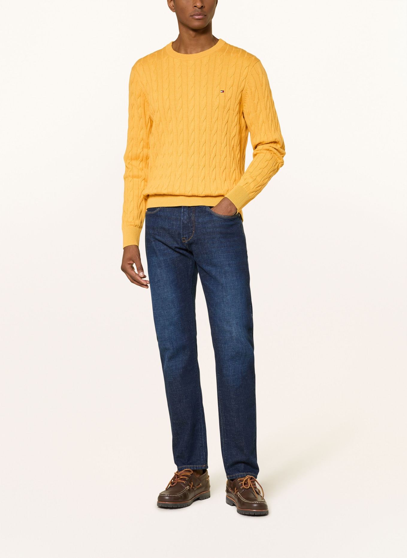 TOMMY HILFIGER Sweter: ŻÓŁTY