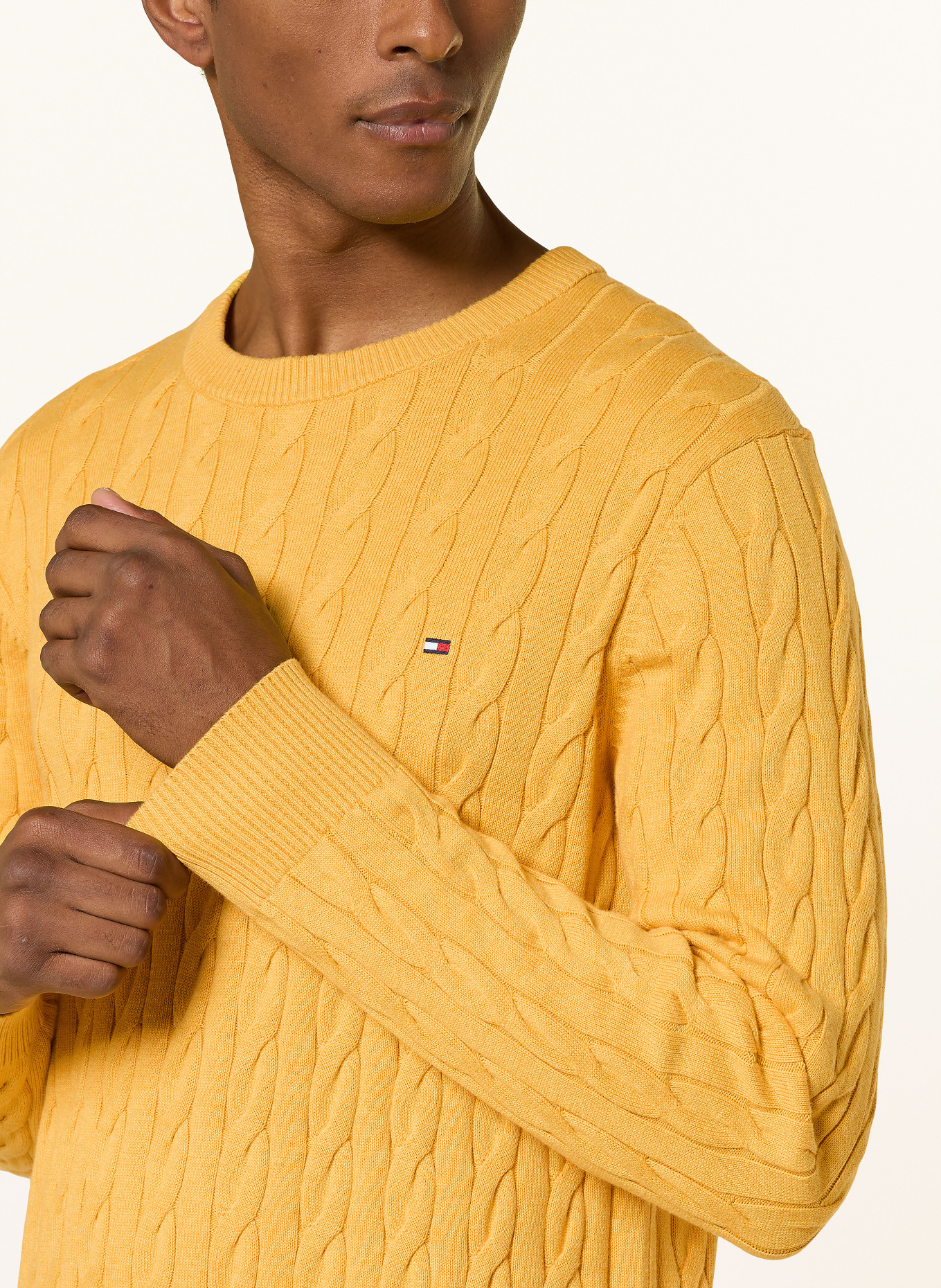 TOMMY HILFIGER Sweter: ŻÓŁTY