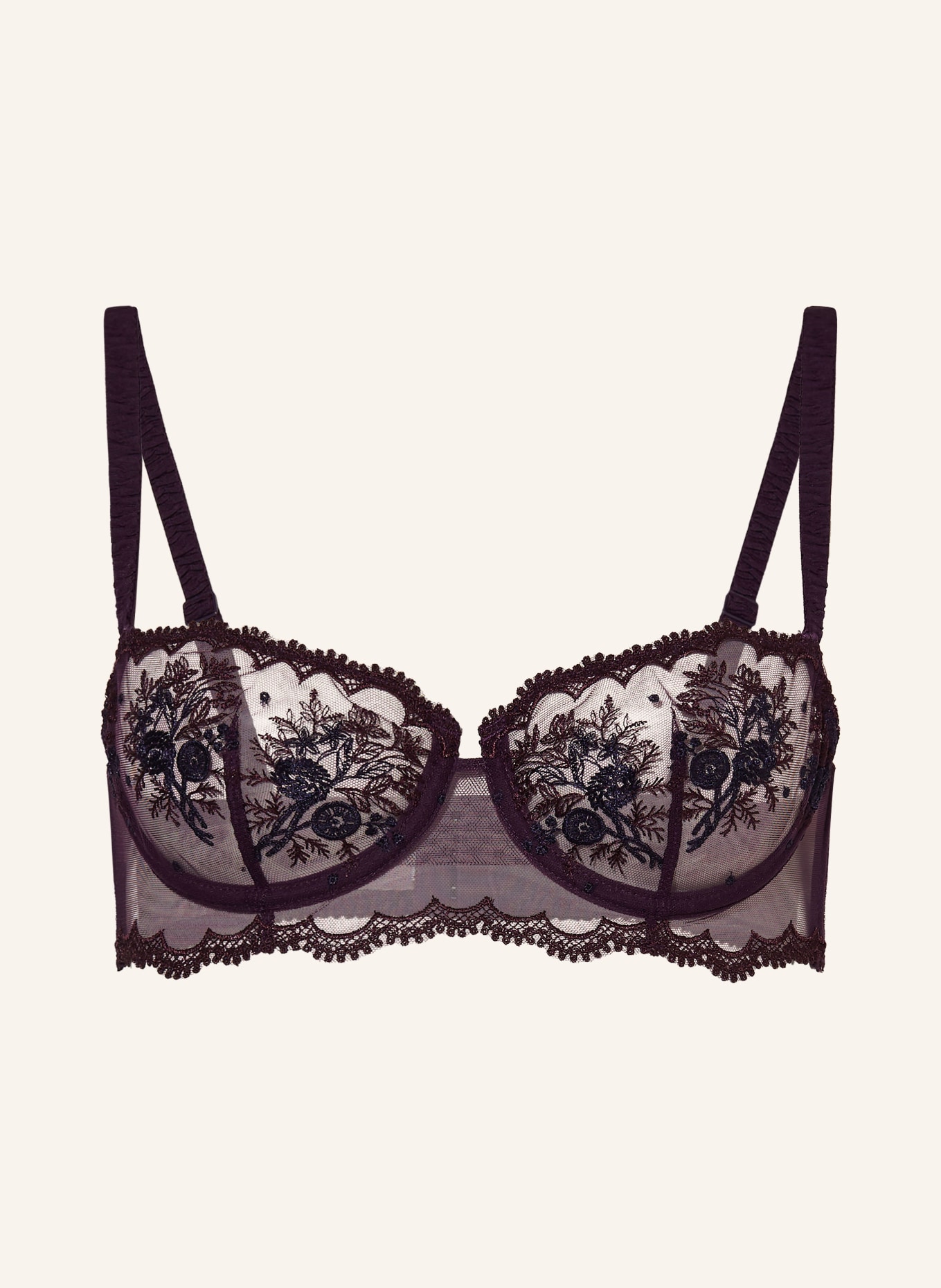 SIMONE PÉRÈLE Bügel-BH INTRIGUE: DUNKELLILA