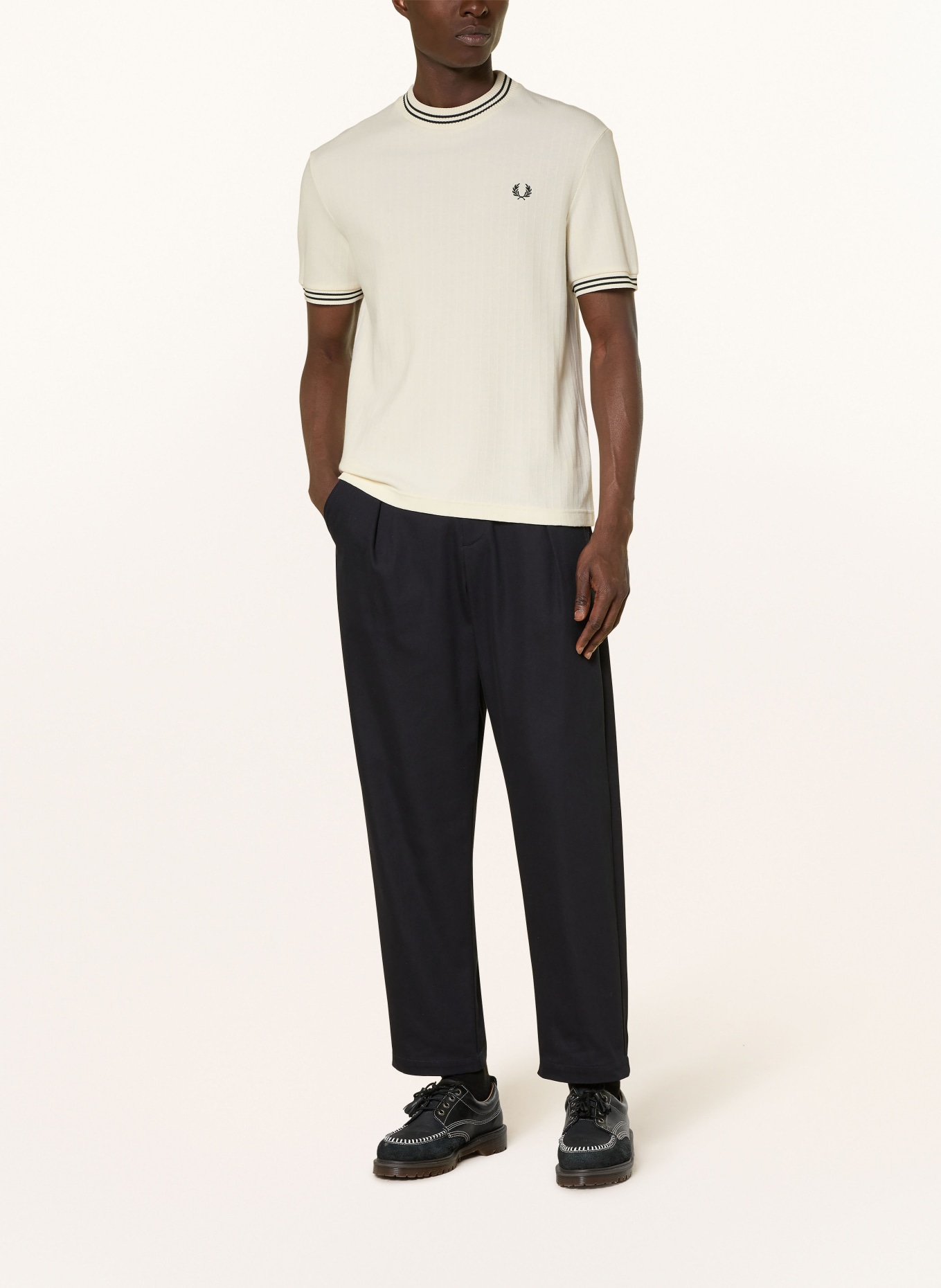 FRED PERRY T-Shirt: ECRU