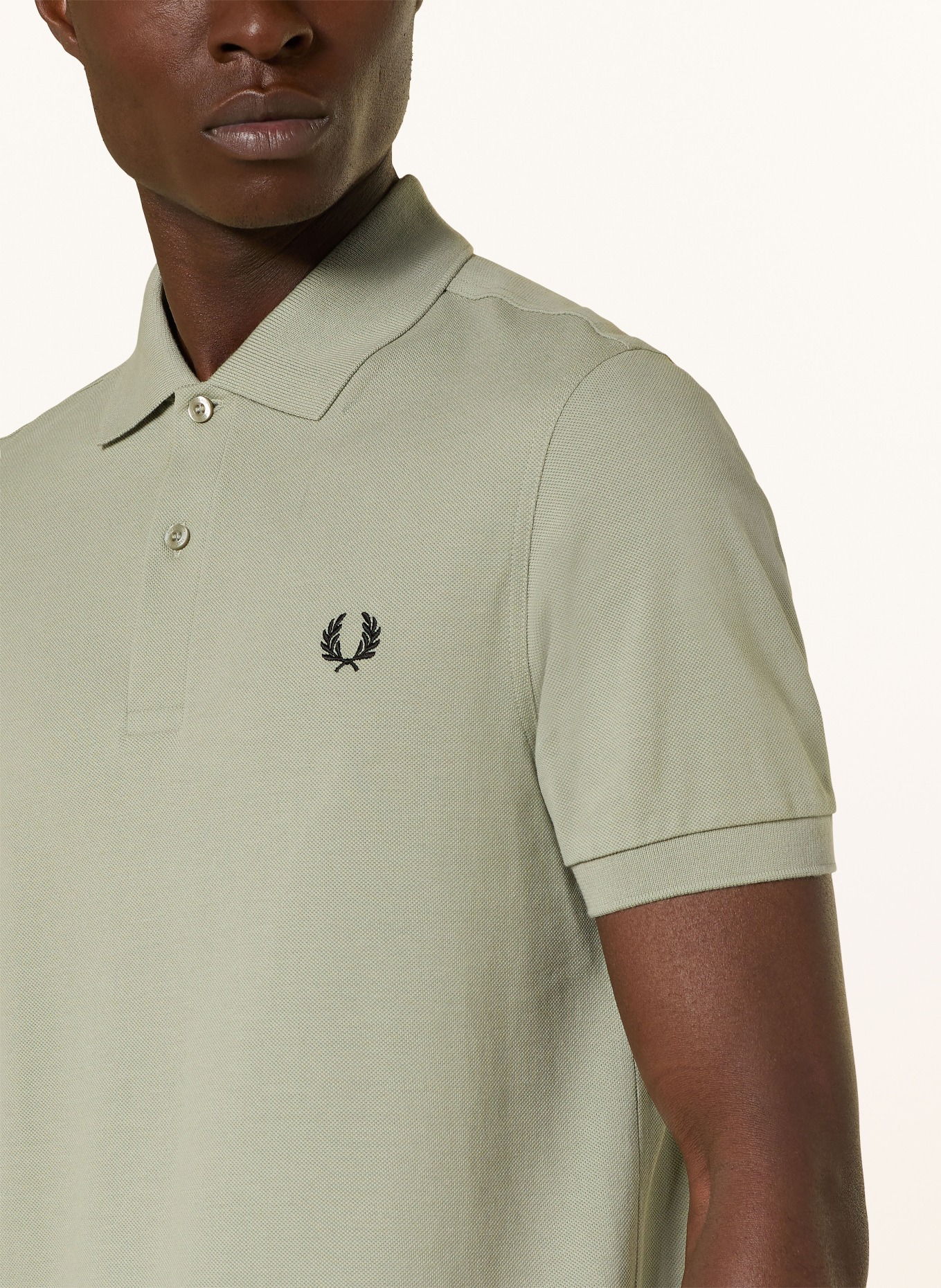 FRED PERRY Piqué-Poloshirt Regular Fit: HELLGRÜN