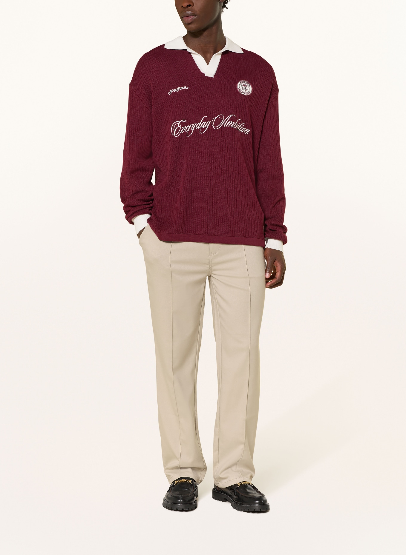 PEGADOR Chino GUIDER Regular Fit: HELLBRAUN