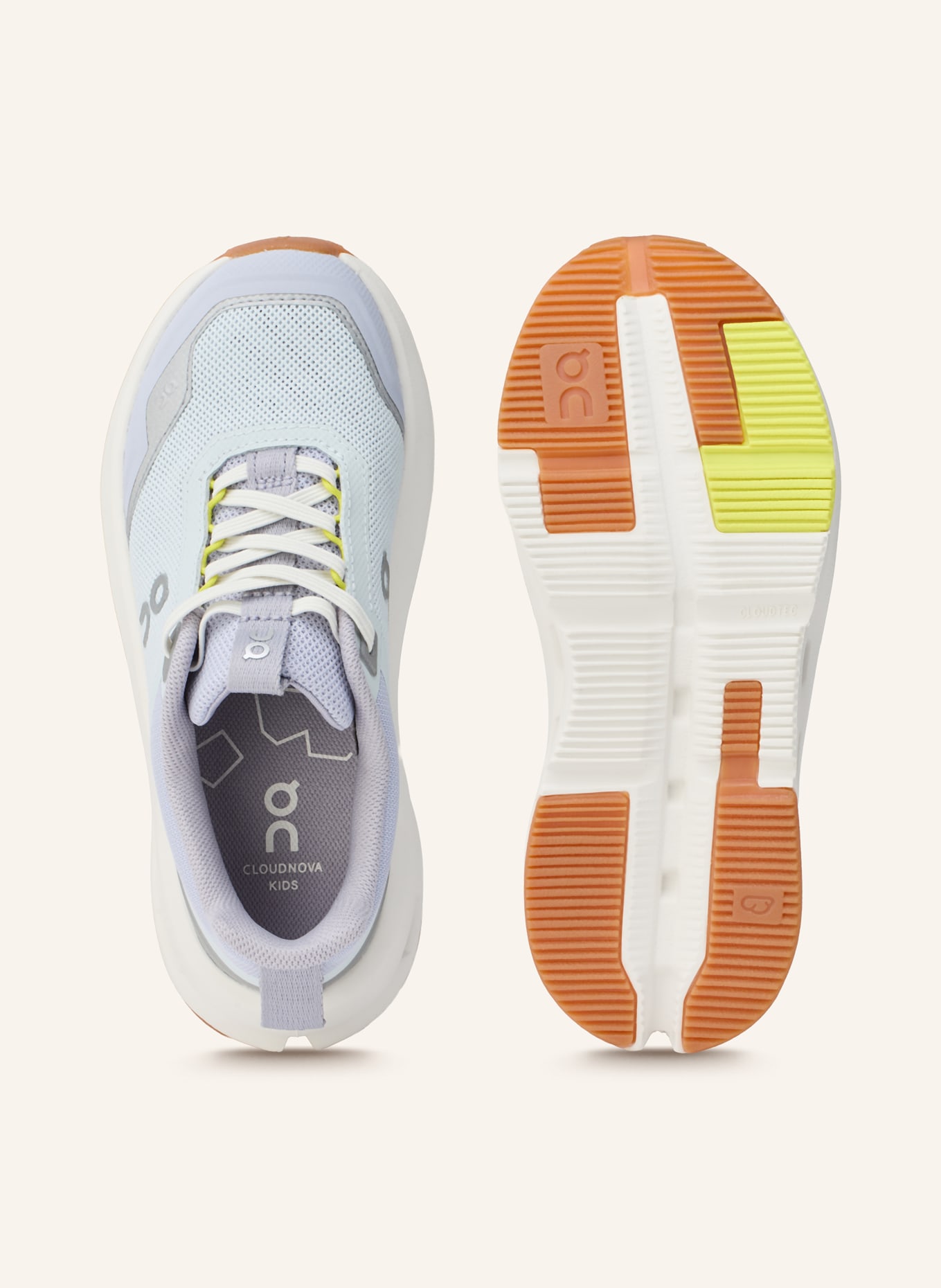 On Sneaker CLOUDNOVA KIDS: BLAUGRAU