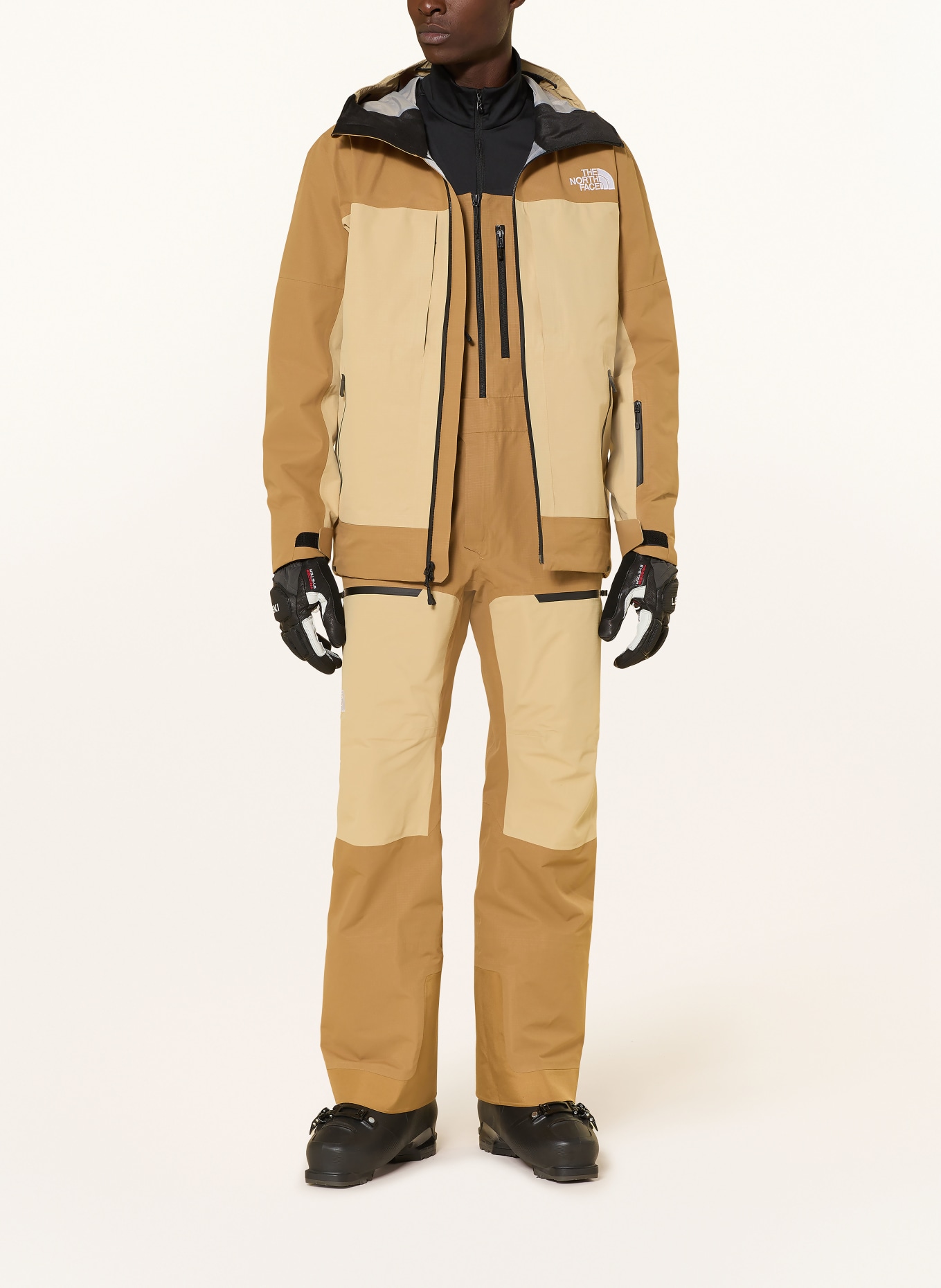 THE NORTH FACE Spodnie narciarskie CEPTOR: CAMELOWY / BEŻOWY