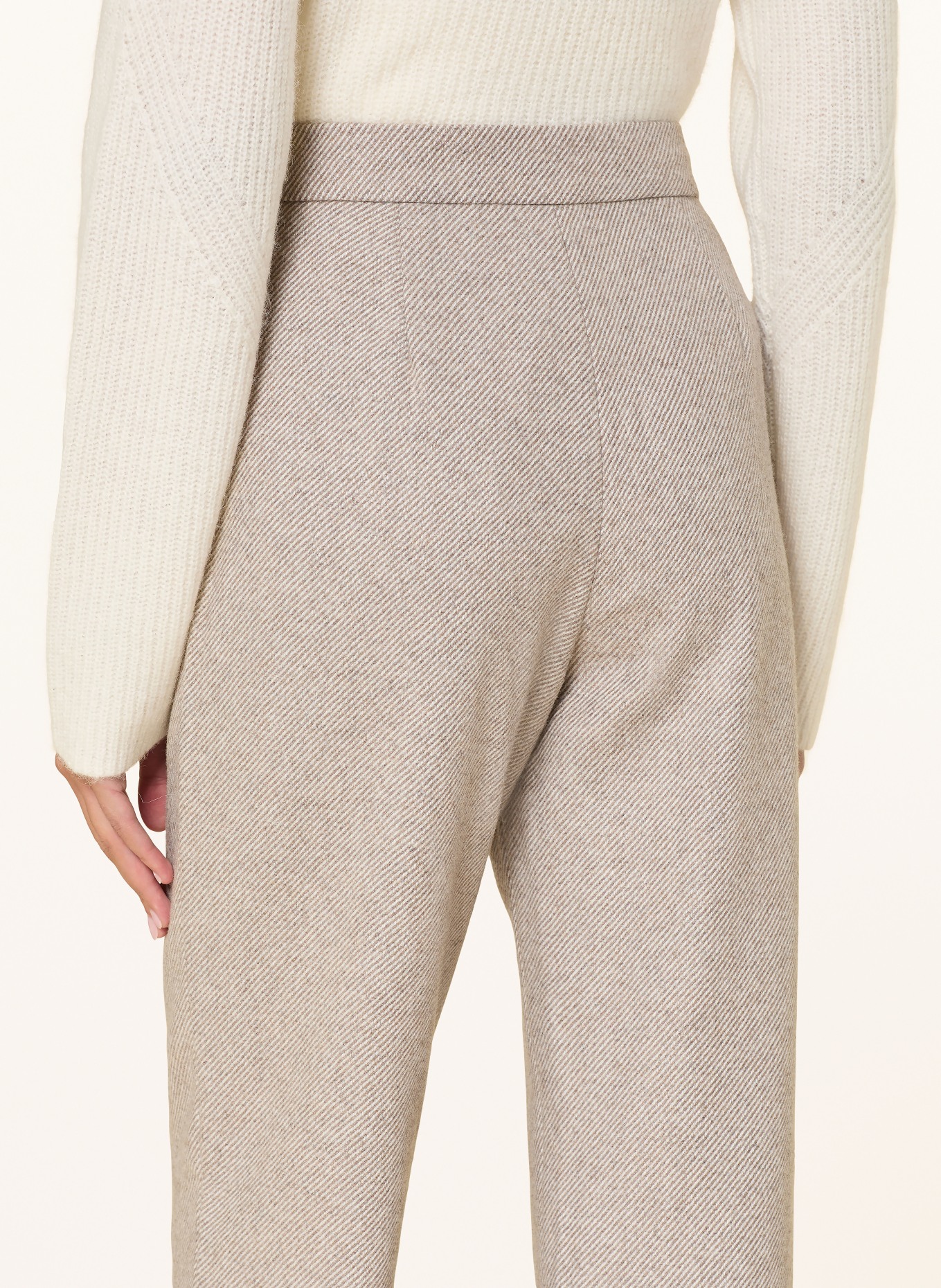 ARMANI EXCHANGE Hose: HELLBRAUN / CREME