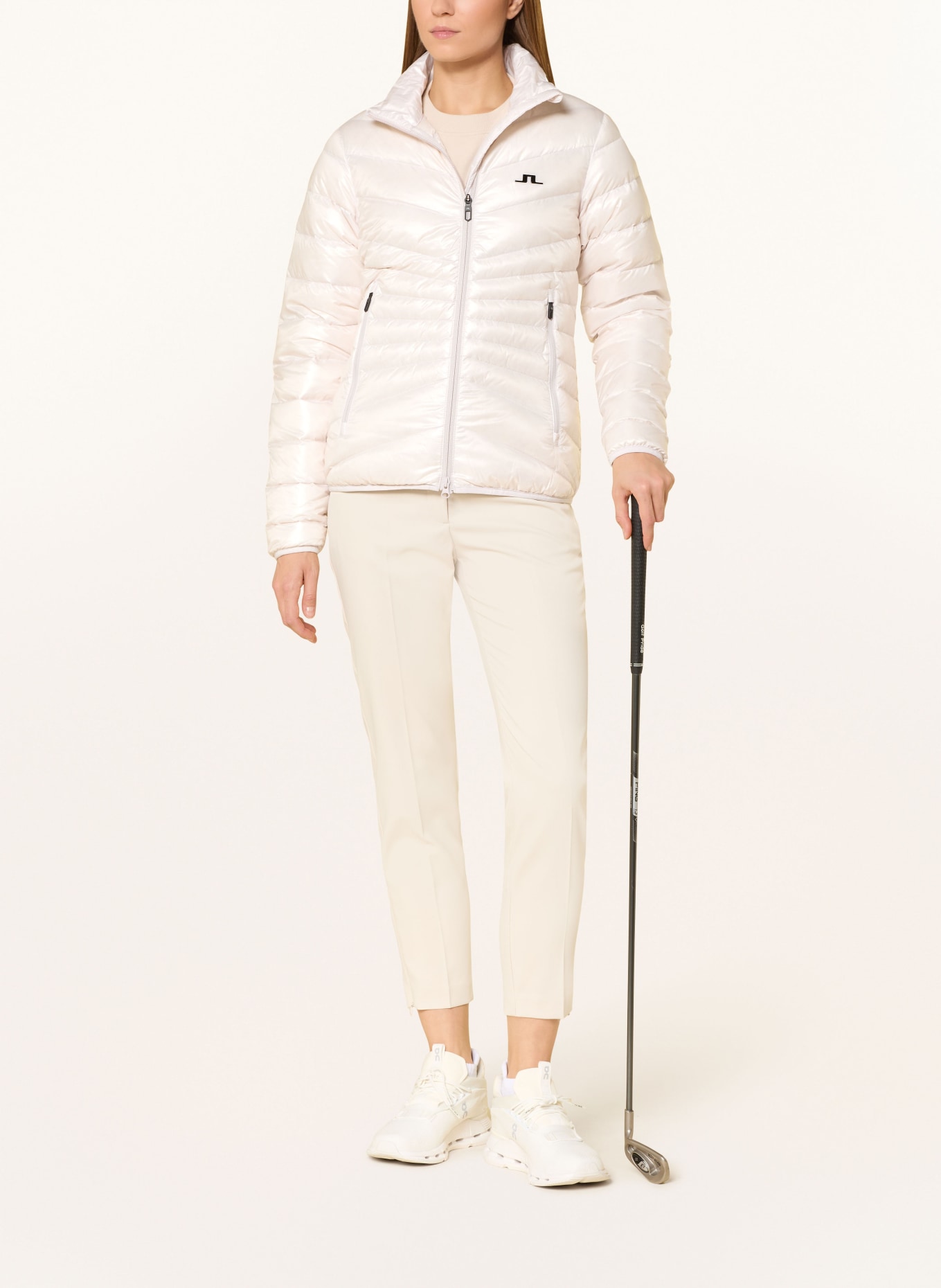 J.LINDEBERG Lighweight-Daunenjacke: HELLGRAU