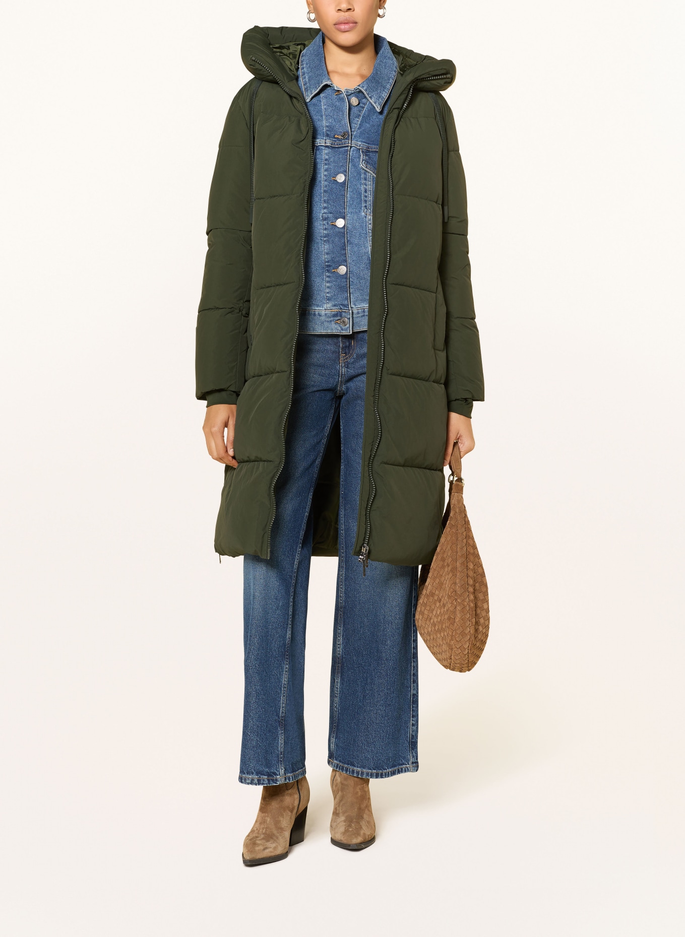 MOS MOSH Steppmantel MMOLLIE: DUNKELGRÜN