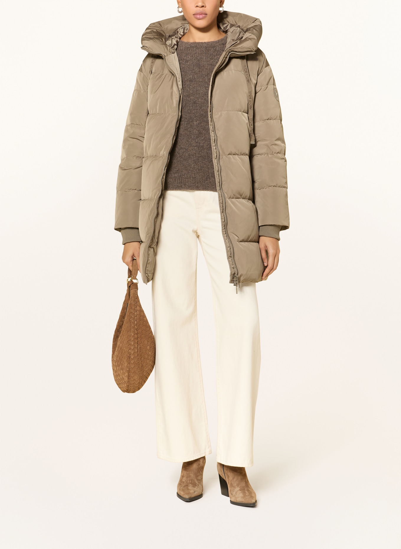 MOS MOSH Daunenjacke MMNOVA AVON: HELLBRAUN