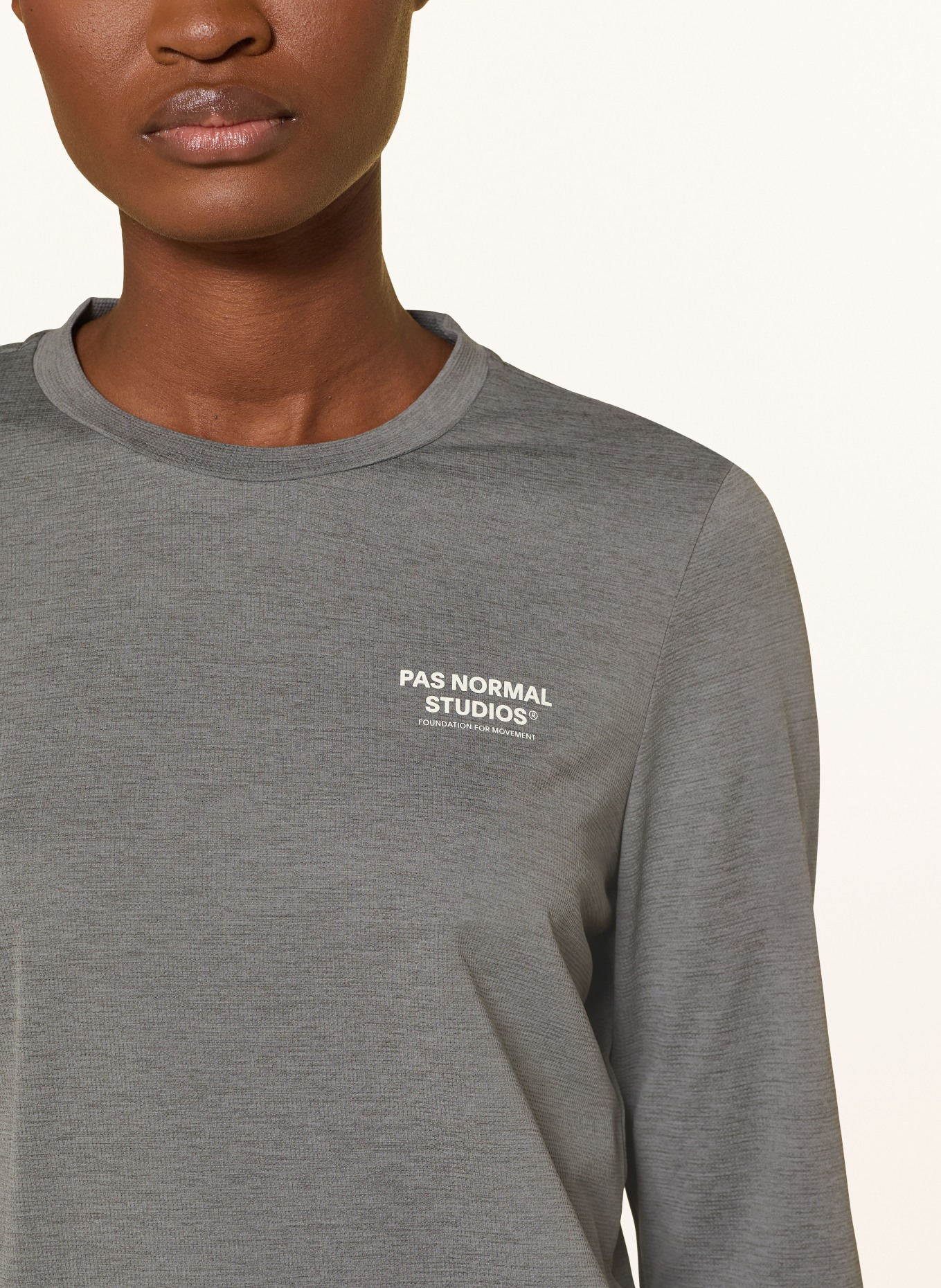 PAS NORMAL STUDIOS Longsleeve: GRAU