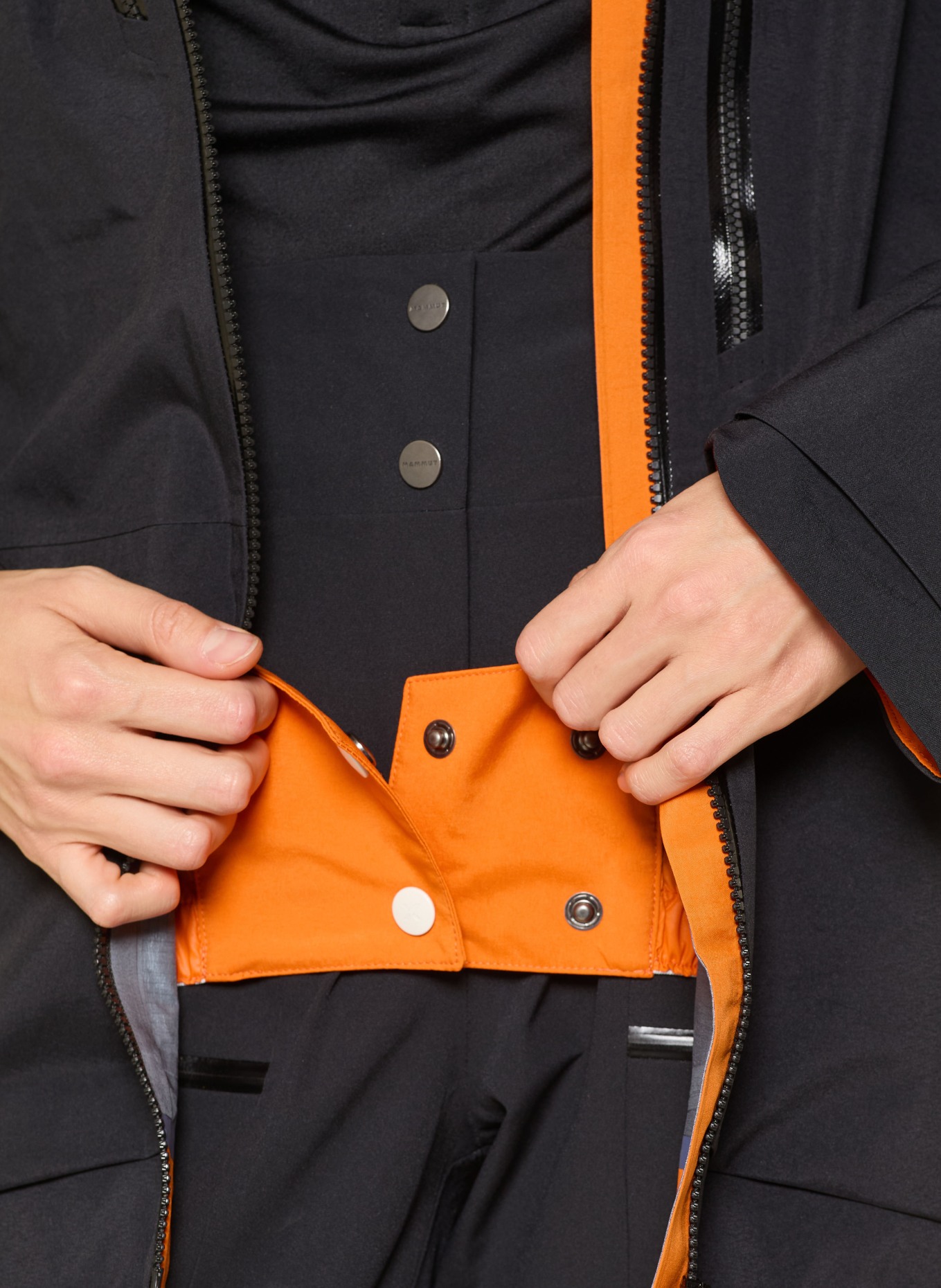 MAMMUT Hardshell-Skijacke EIGER FREE PRO: SCHWARZ