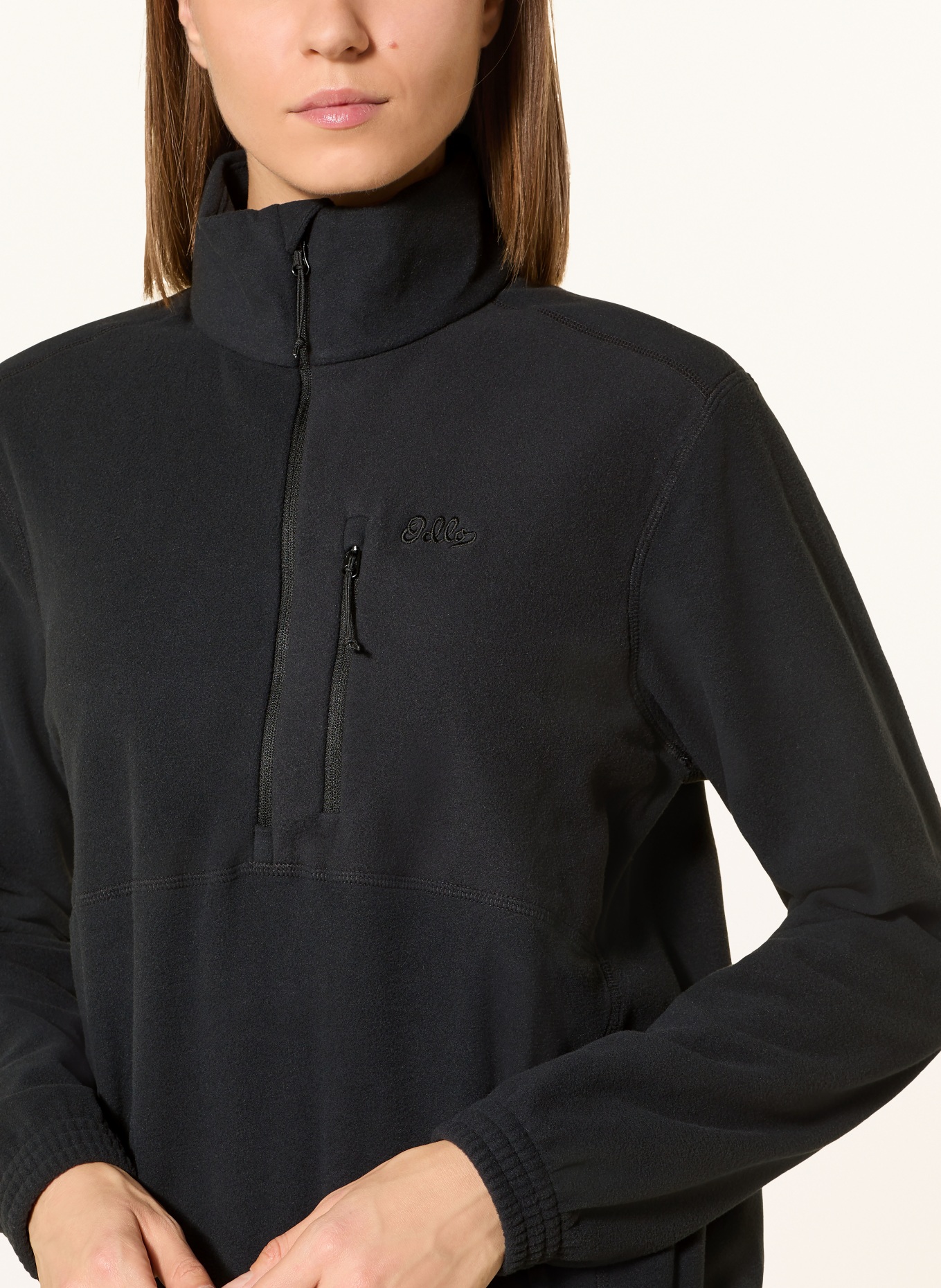 odlo Fleece-Troyer CLASSIC: SCHWARZ