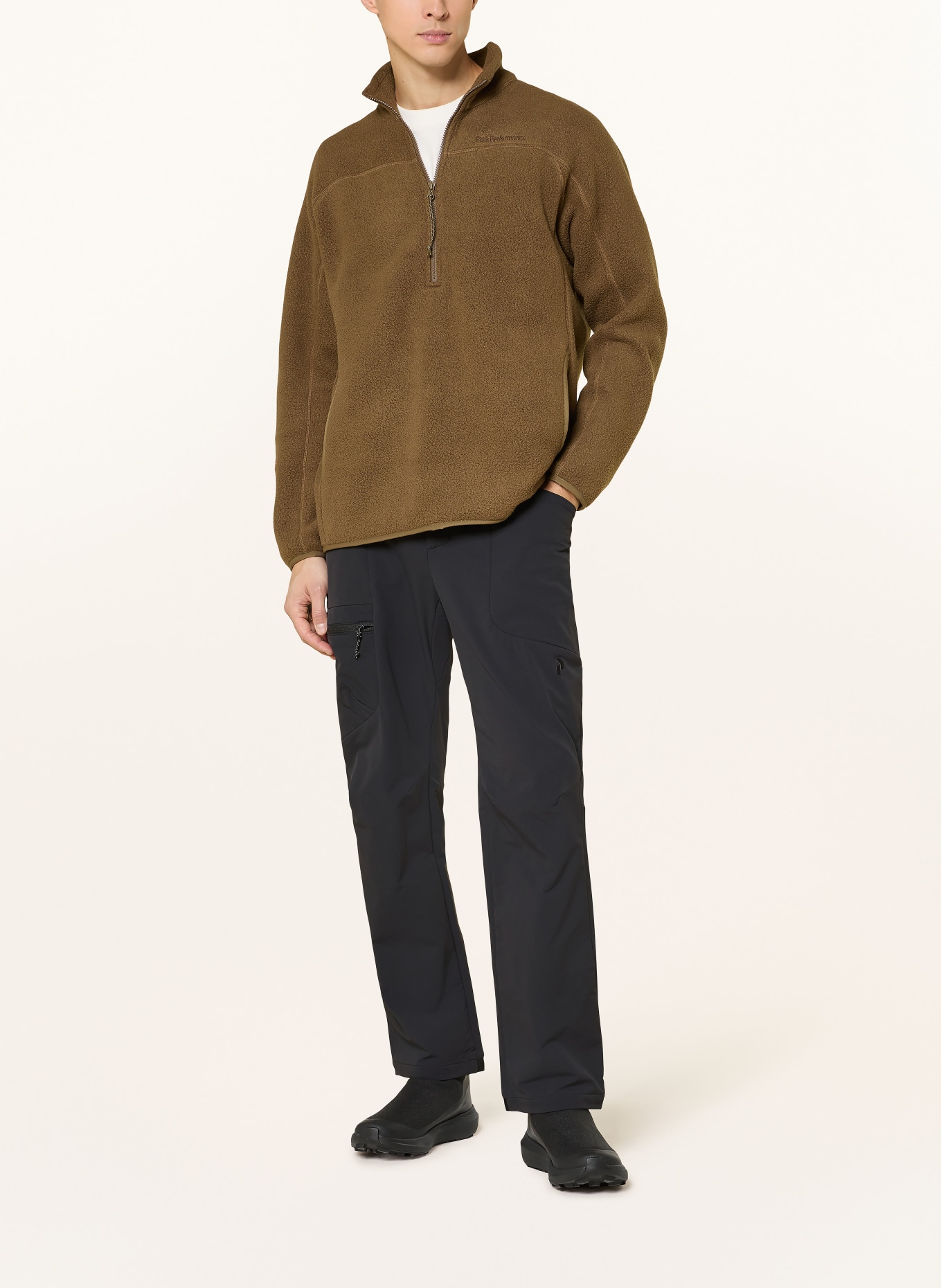 Peak Performance Softshell-Hose BRUSHED HIKE PANTS: SCHWARZ