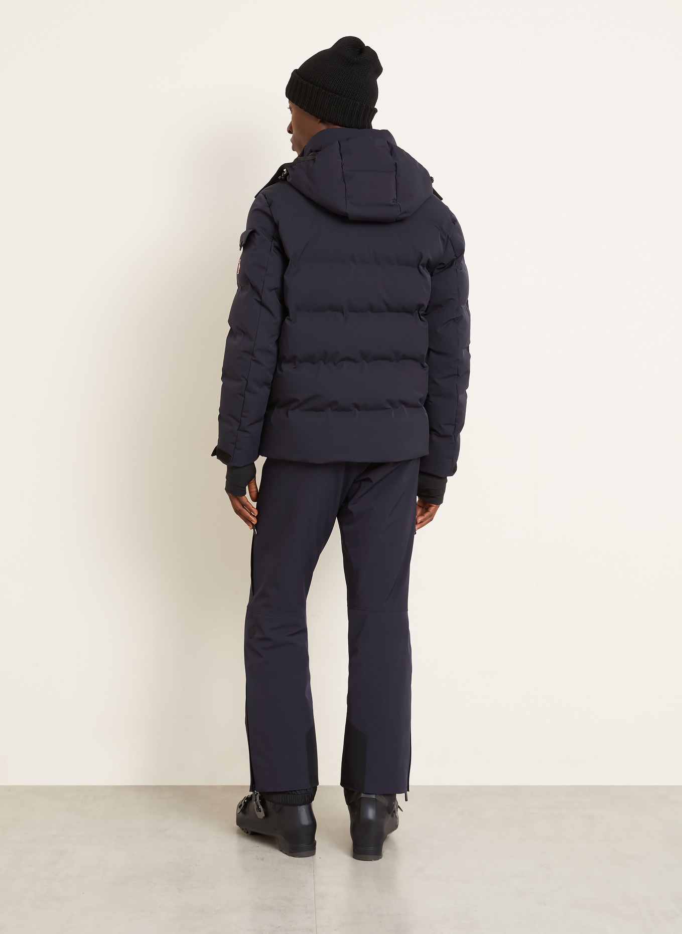 MONCLER GRENOBLE Daunen-Skijacke MONTGETECH: DUNKELBLAU