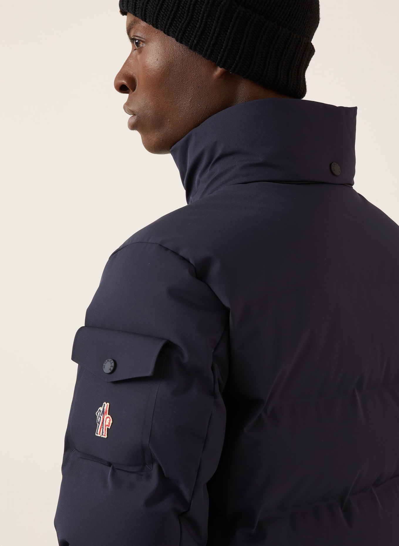 MONCLER GRENOBLE Daunen-Skijacke MONTGETECH: DUNKELBLAU