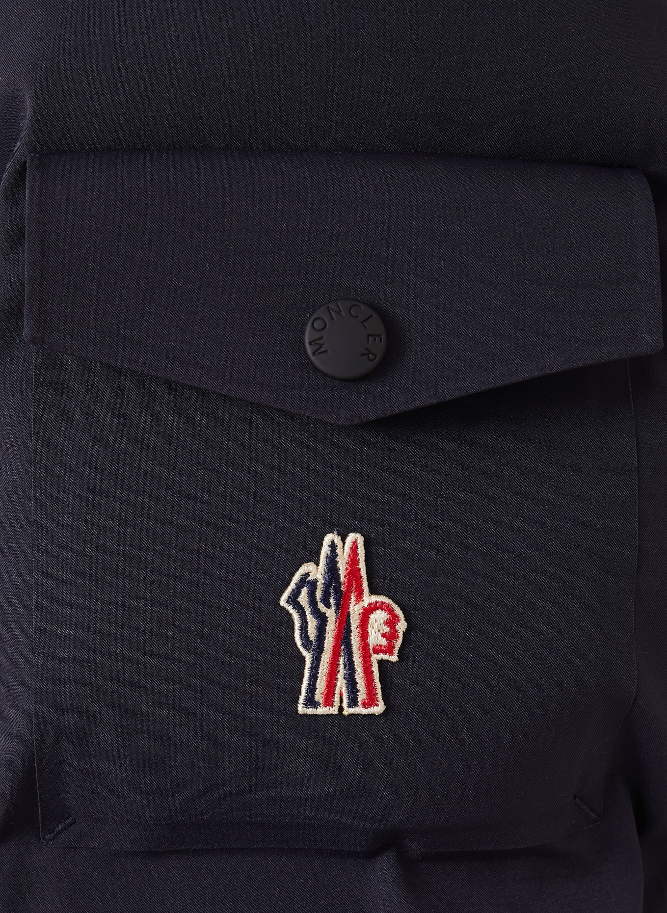 MONCLER GRENOBLE Daunen-Skijacke MONTGETECH: DUNKELBLAU