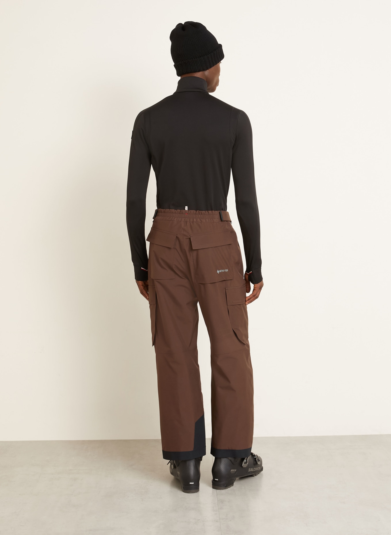 MONCLER GRENOBLE Skihose GTX: DUNKELBRAUN