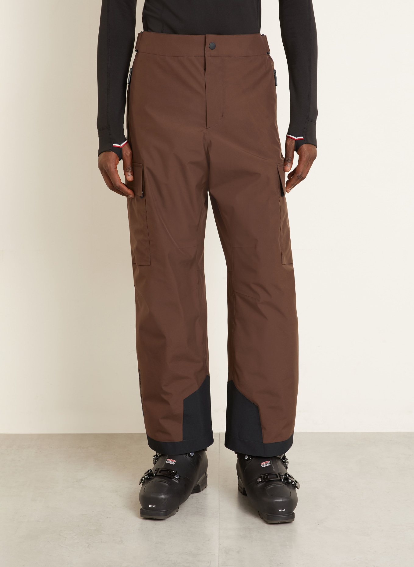 MONCLER GRENOBLE Skihose GTX: DUNKELBRAUN