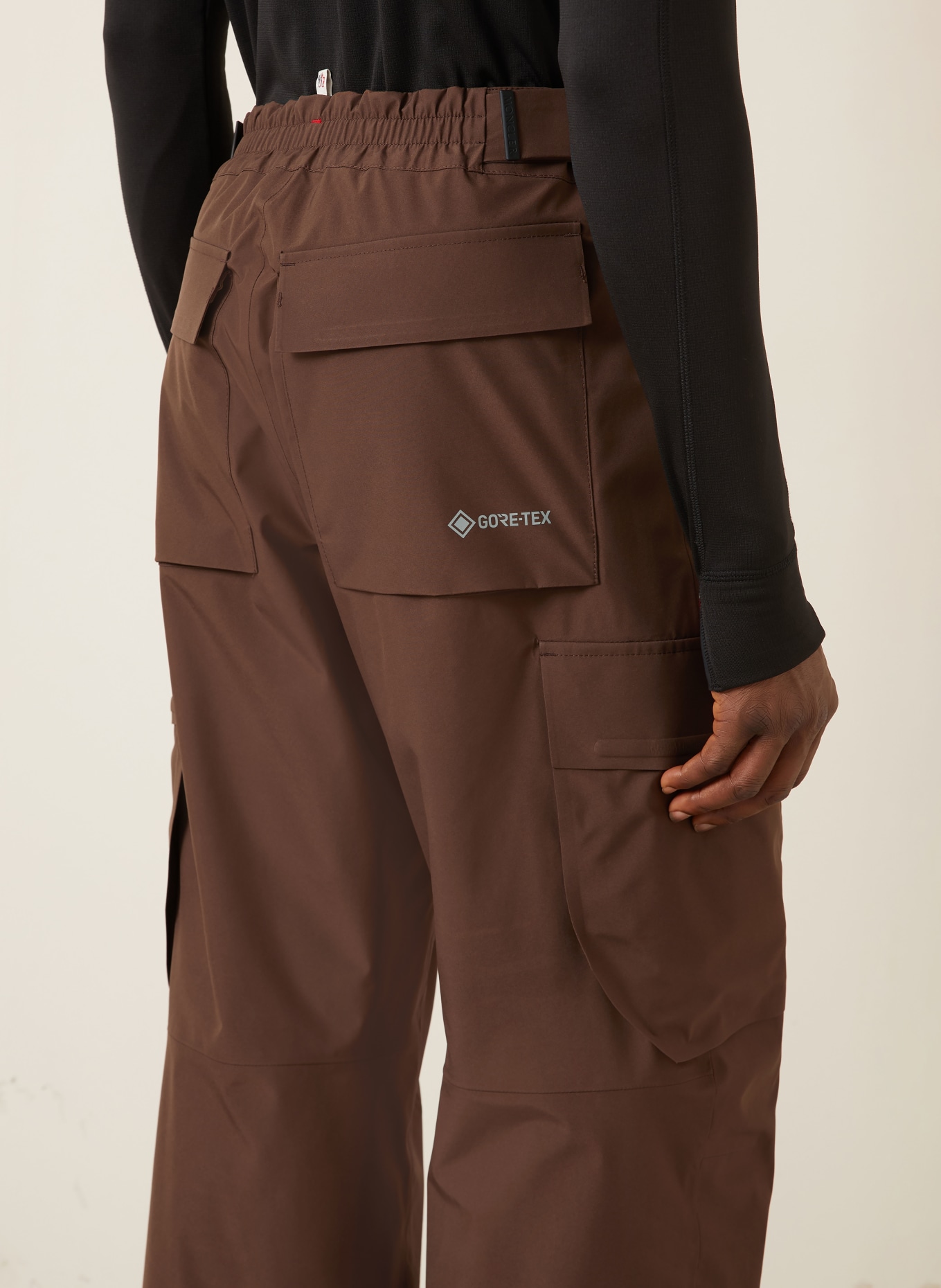 MONCLER GRENOBLE Skihose GTX: DUNKELBRAUN