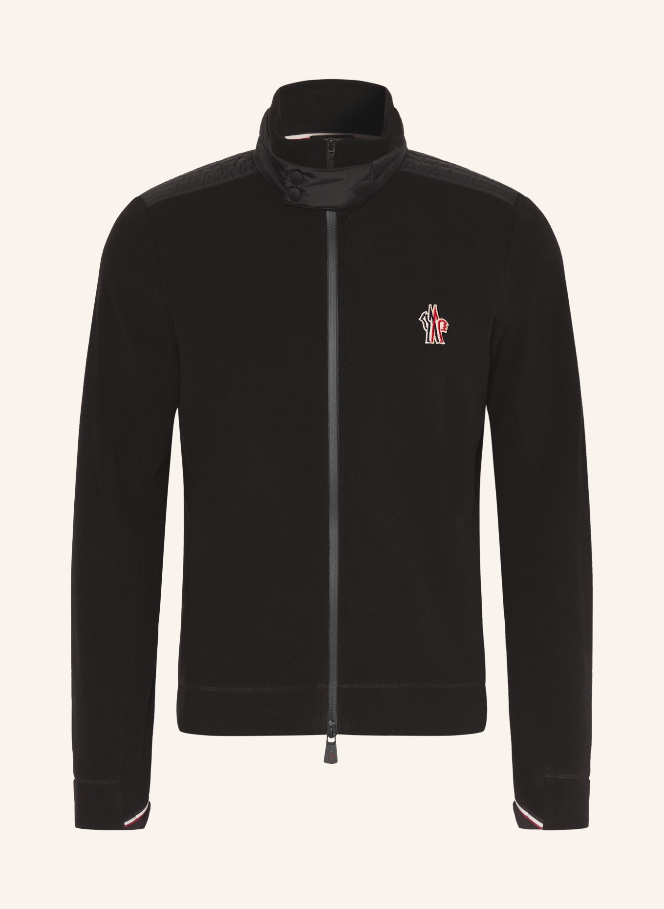 MONCLER GRENOBLE Fleecejacke: SCHWARZ