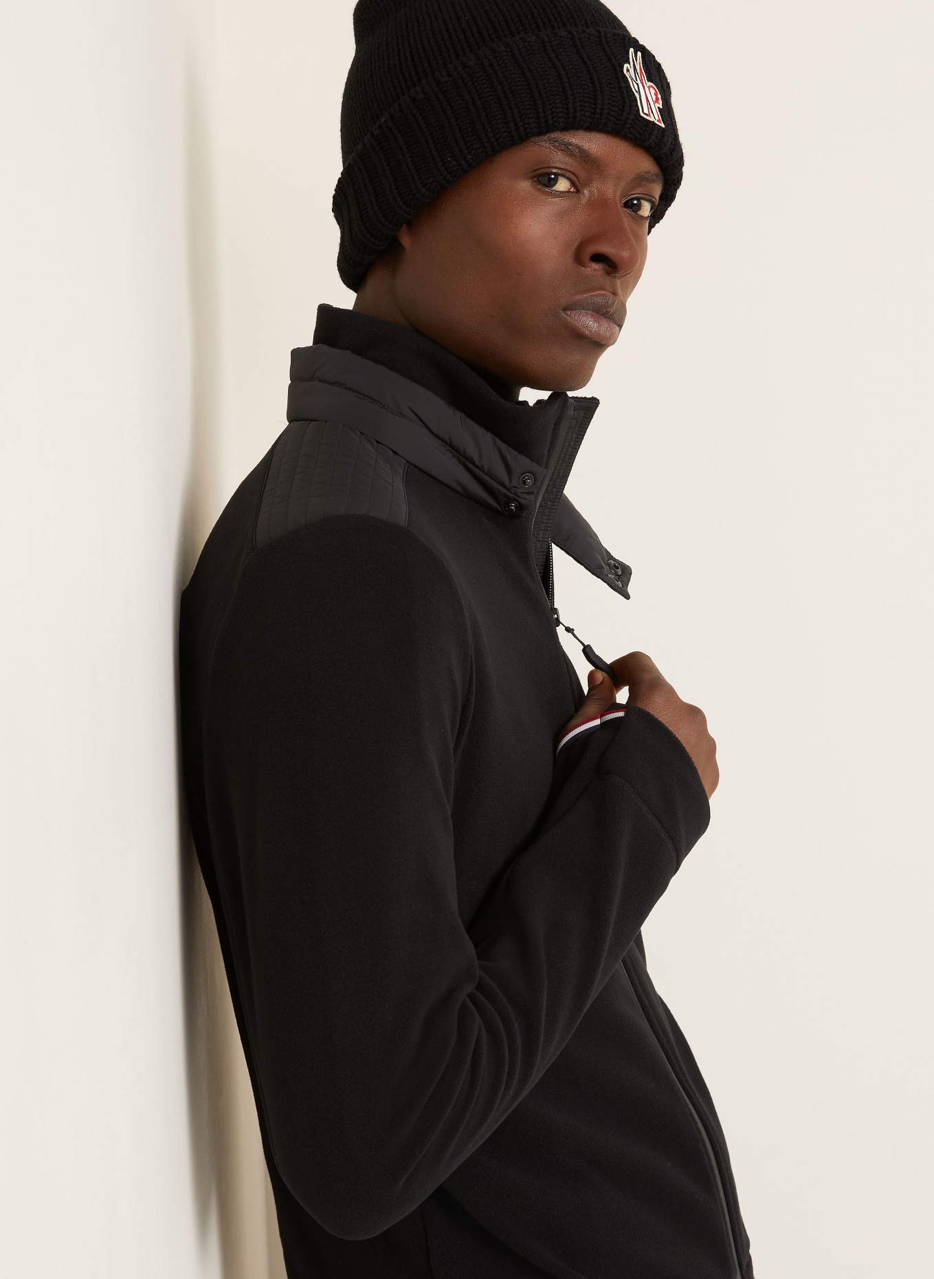 MONCLER GRENOBLE Fleecejacke: SCHWARZ